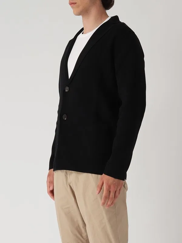 Giacca uomo Filippo De Laurentiis in cotone Nero