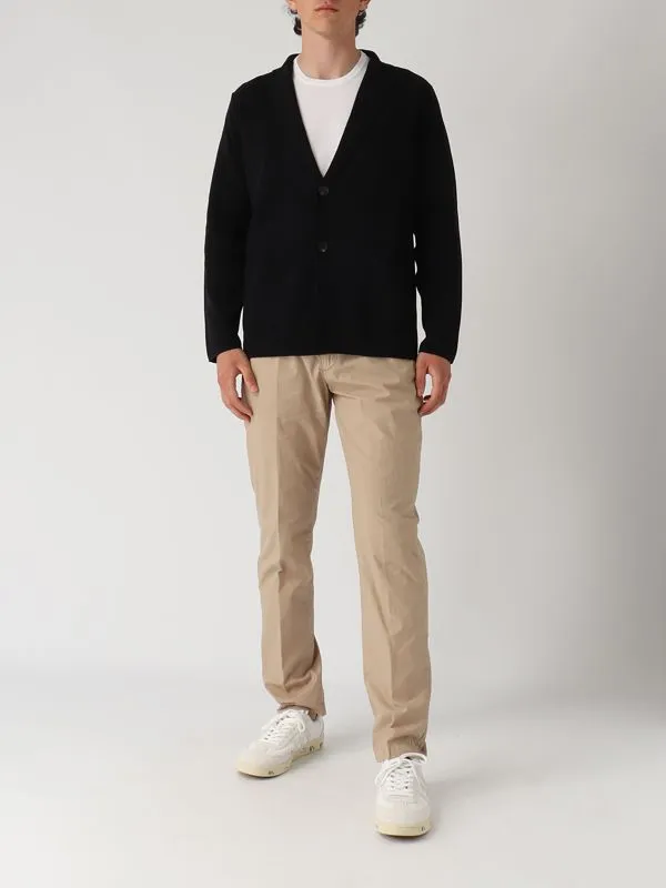 Giacca uomo Filippo De Laurentiis in cotone Nero