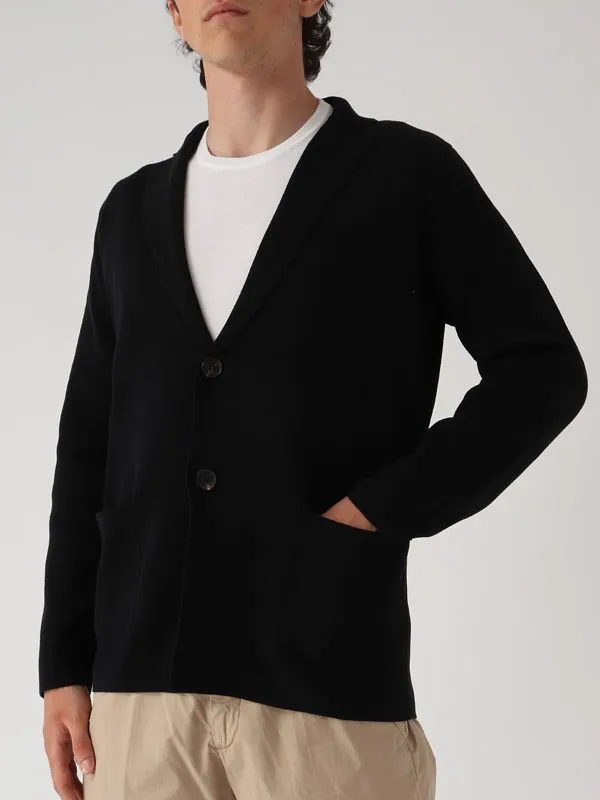Giacca uomo Filippo De Laurentiis in cotone Nero
