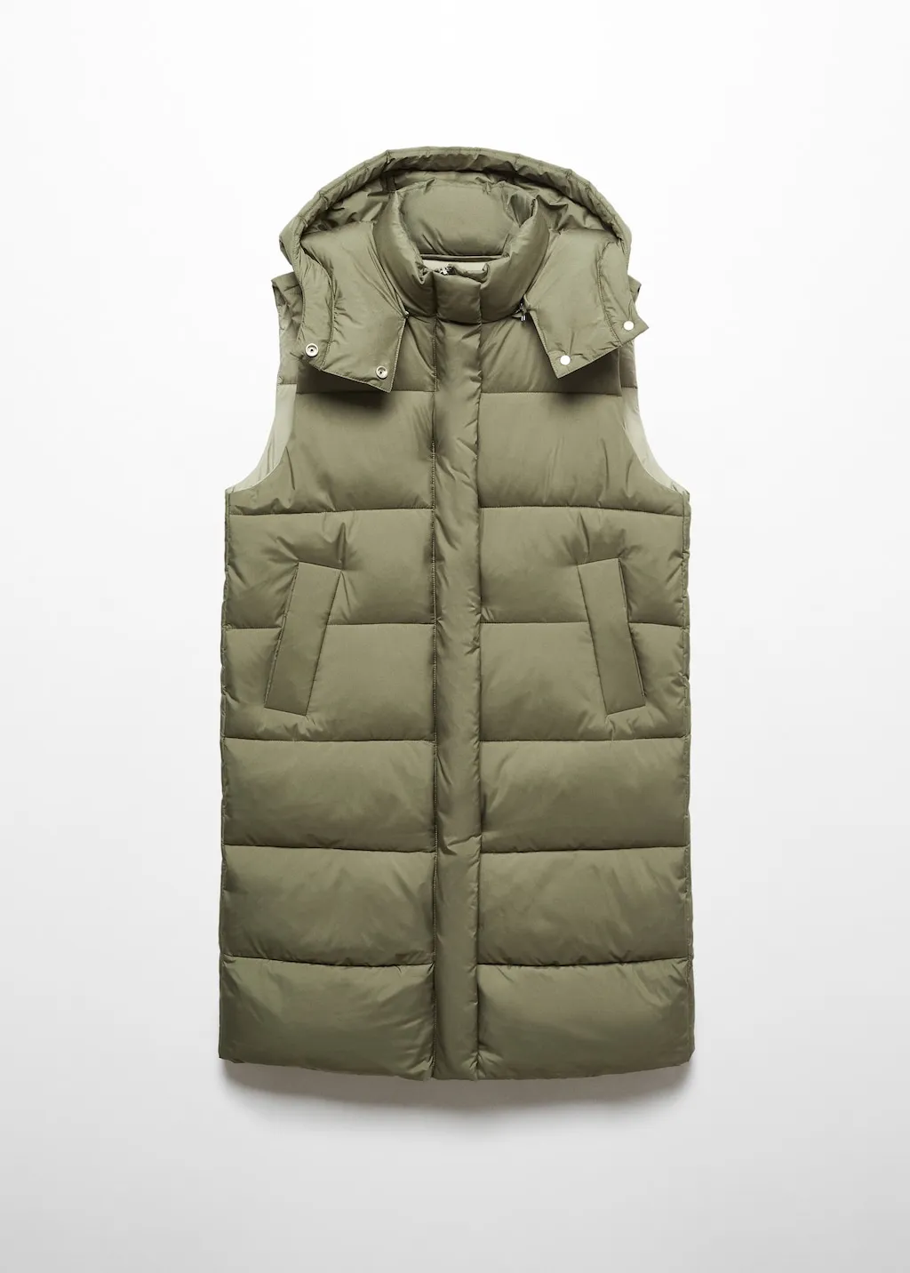 Gilet imbottito cappuccio