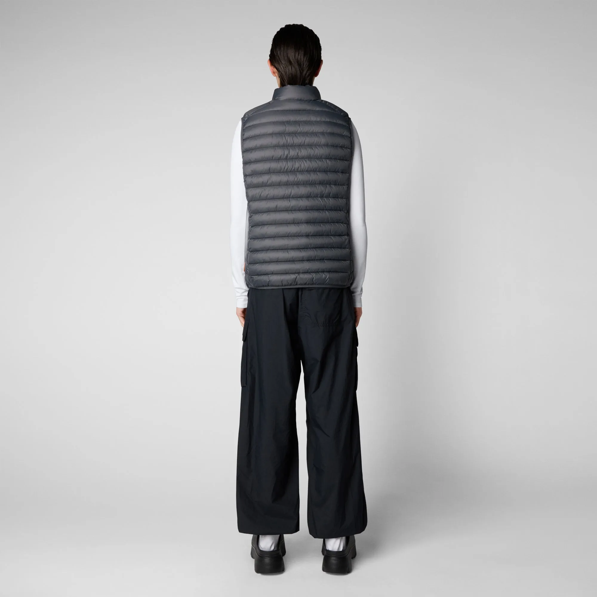 Gilet imbottito donna Charlotte grigio tempesta