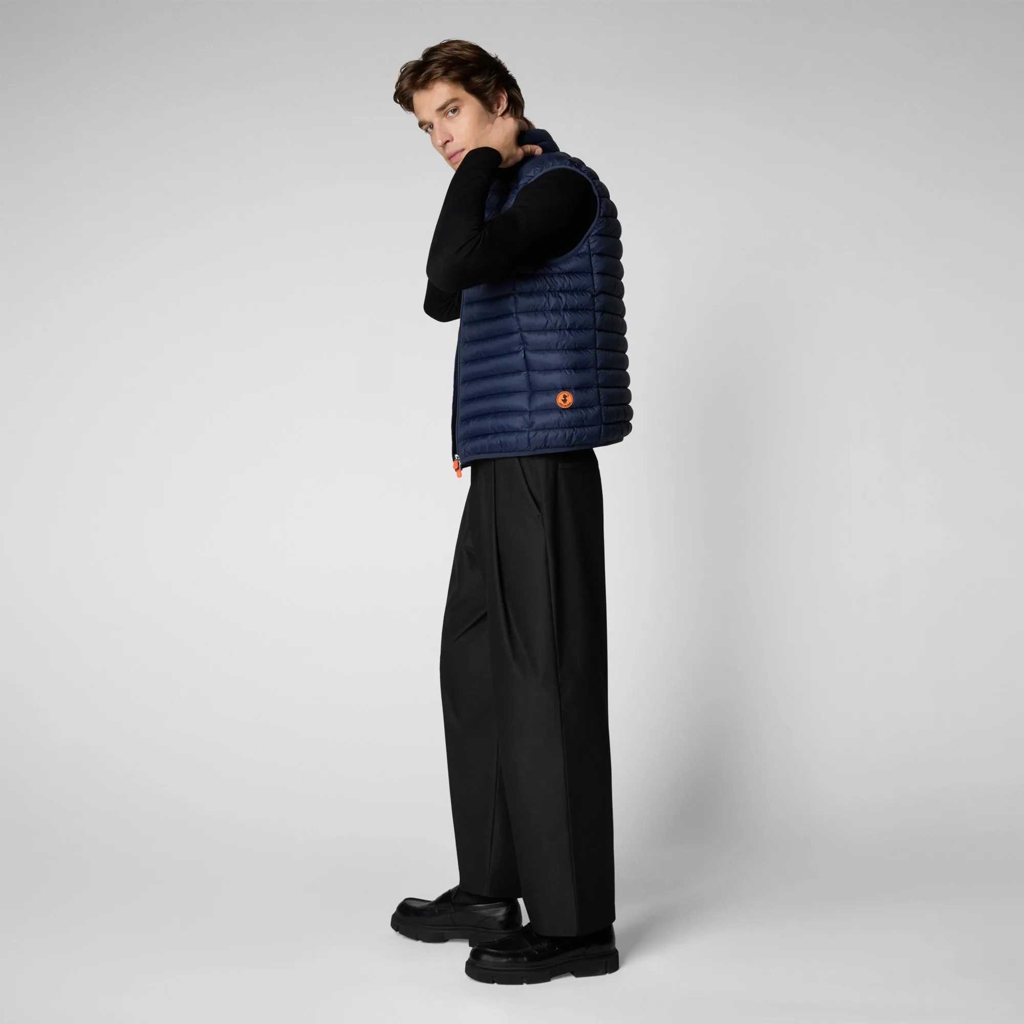 Gilet imbottito uomo Adam blu navy