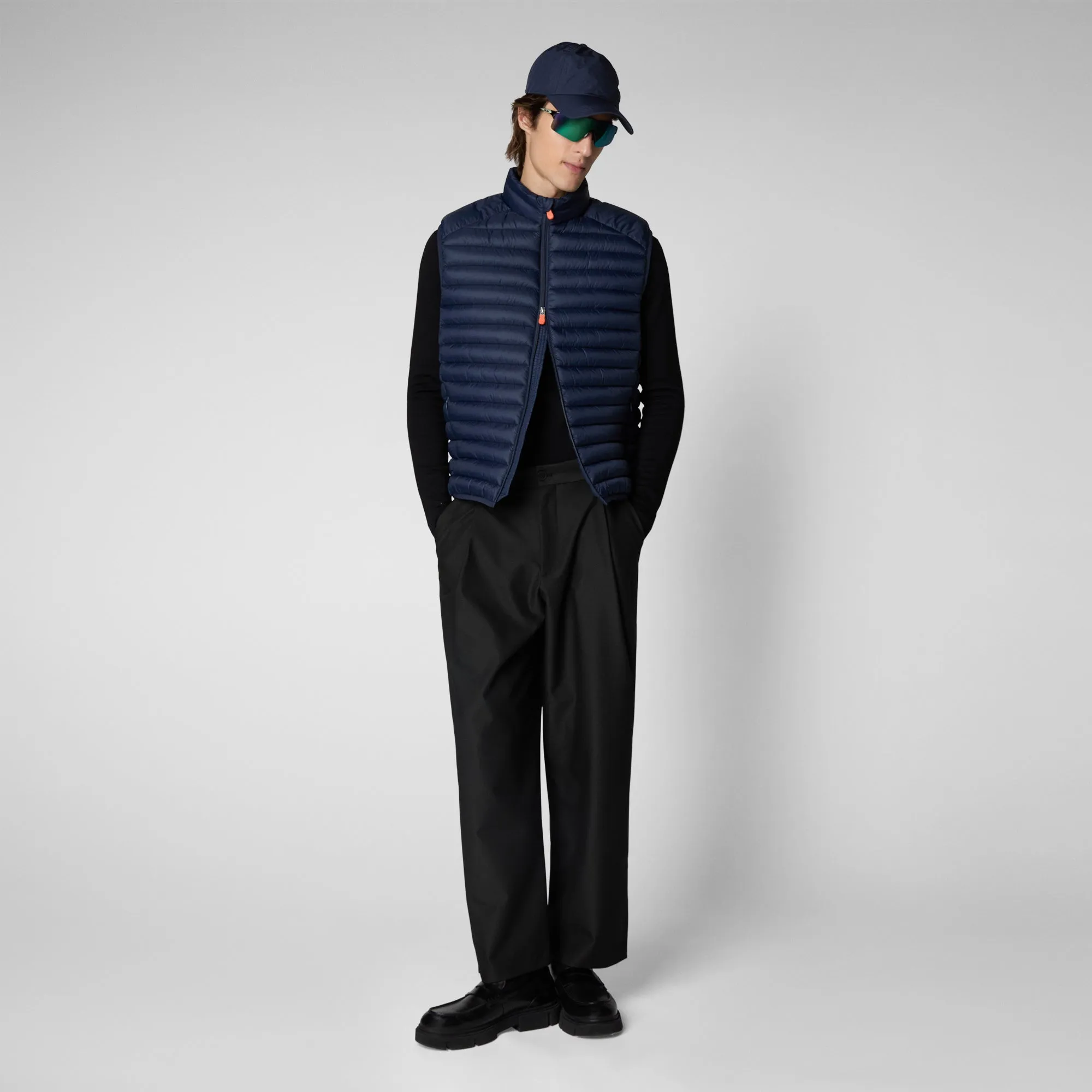 Gilet imbottito uomo Adam blu navy