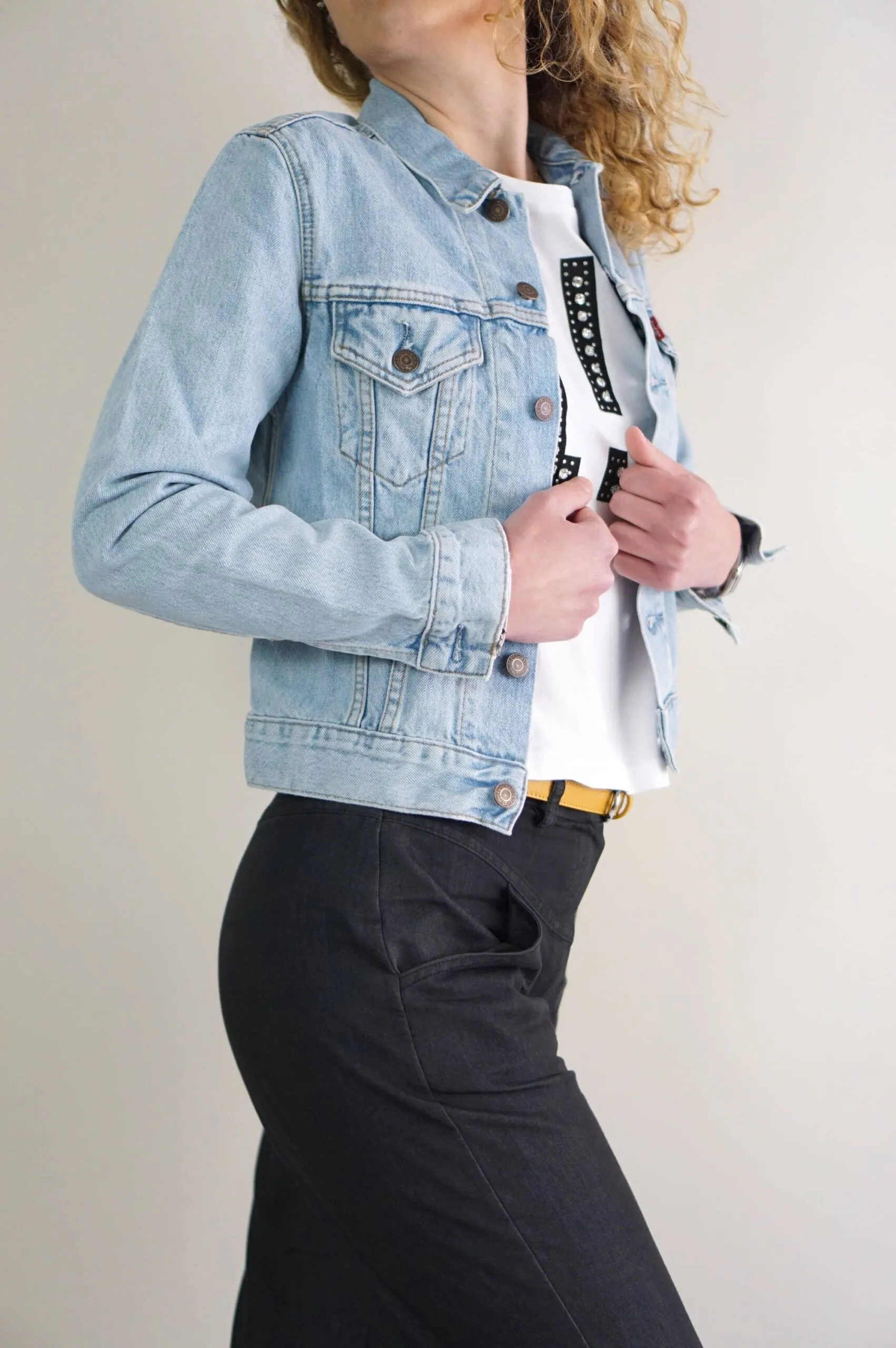 giubbino jeans donna