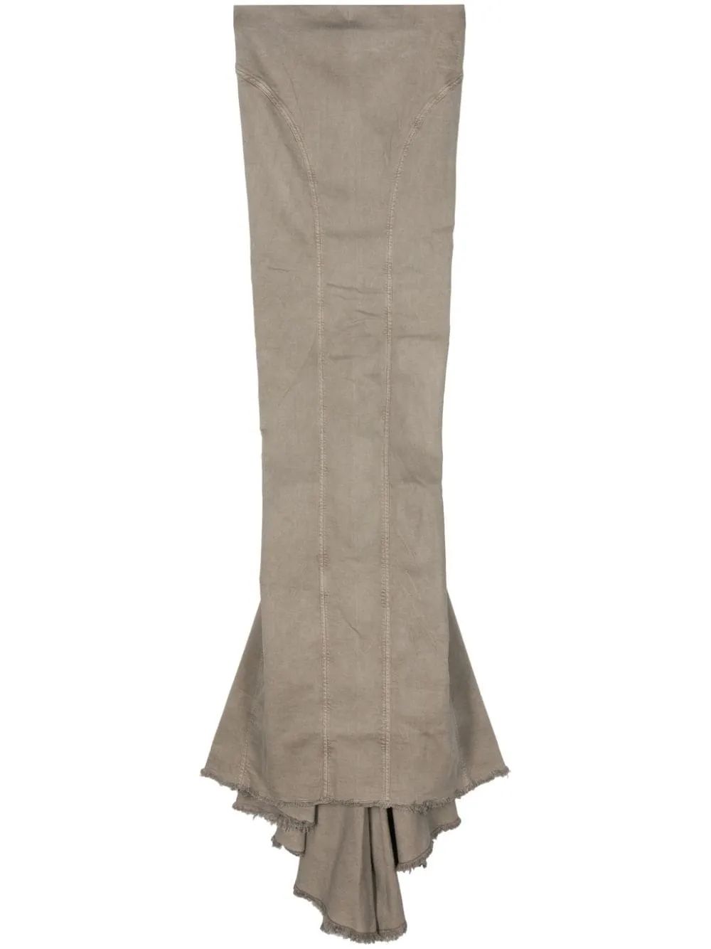 Gonna denim Al Pilar in grigio - donna