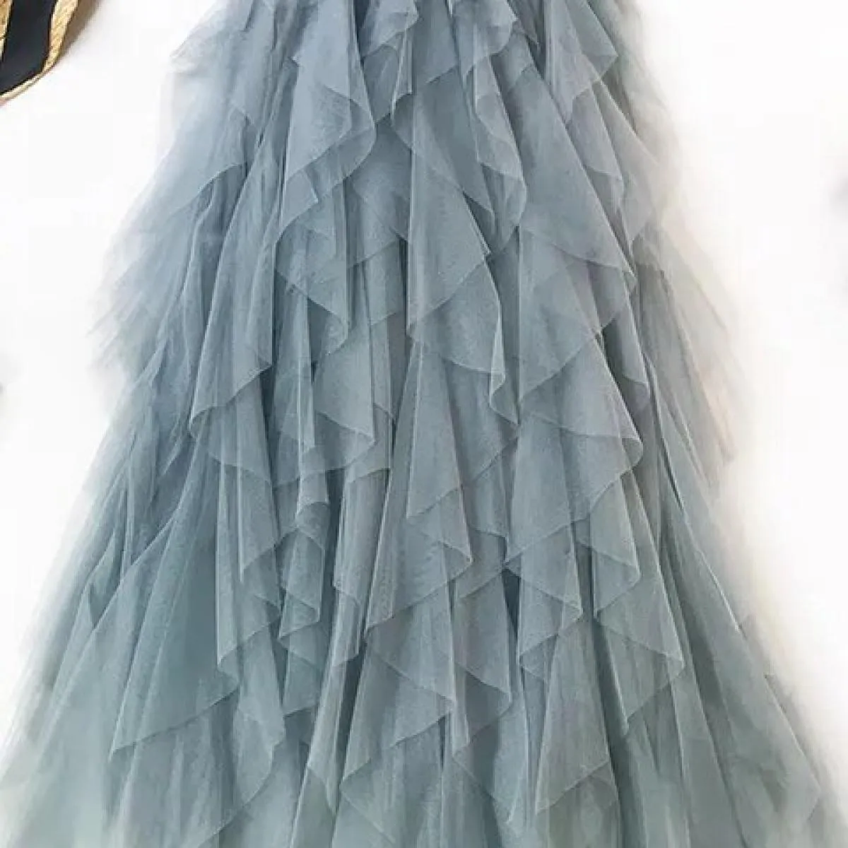 Gonna lunga in tulle nero Gonna lunga estiva in tulle Tutù moda femminile nero in tulle
