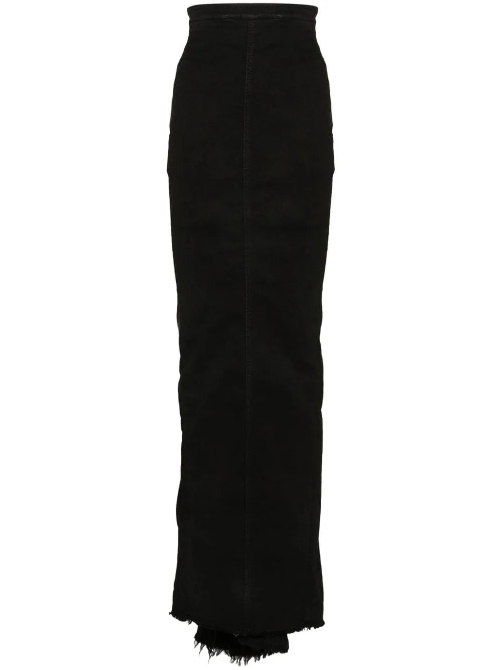 Gonna maxi dirt pillar in nero - donna