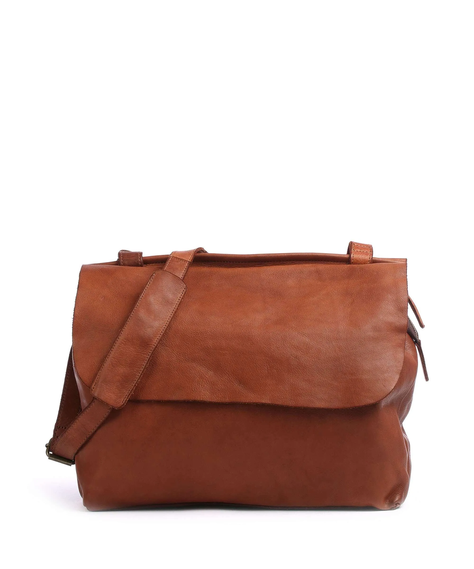  Harold's Submarine Borsa messenger pelle bovina cognac  