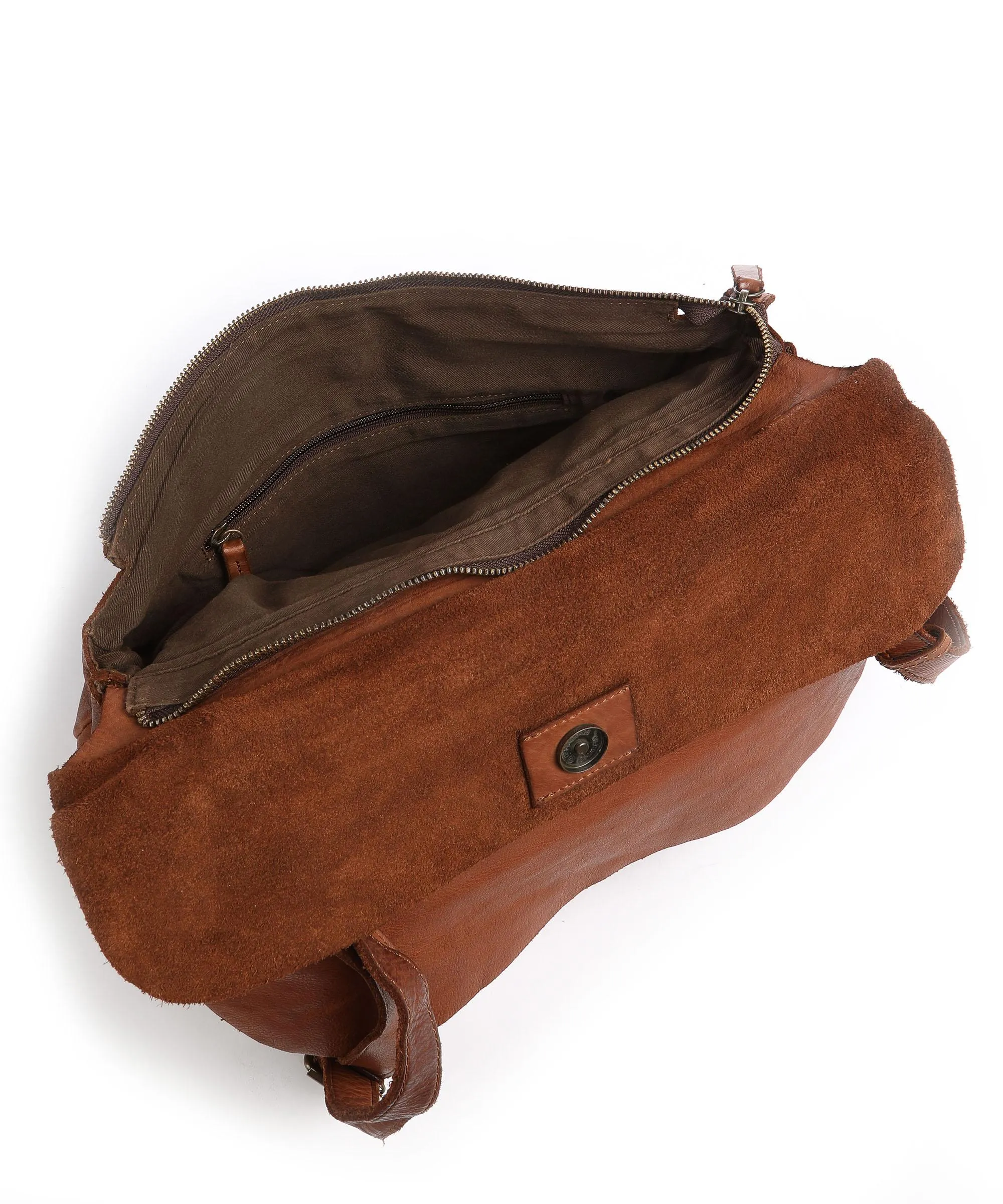  Harold's Submarine Borsa messenger pelle bovina cognac  