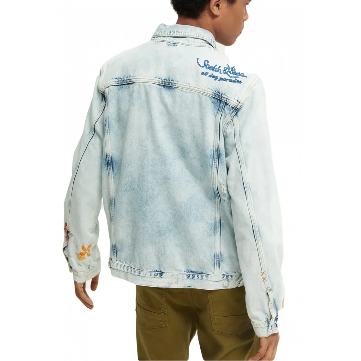 Hawaiian Flow - Giacca Trucker In Cotone Biologico