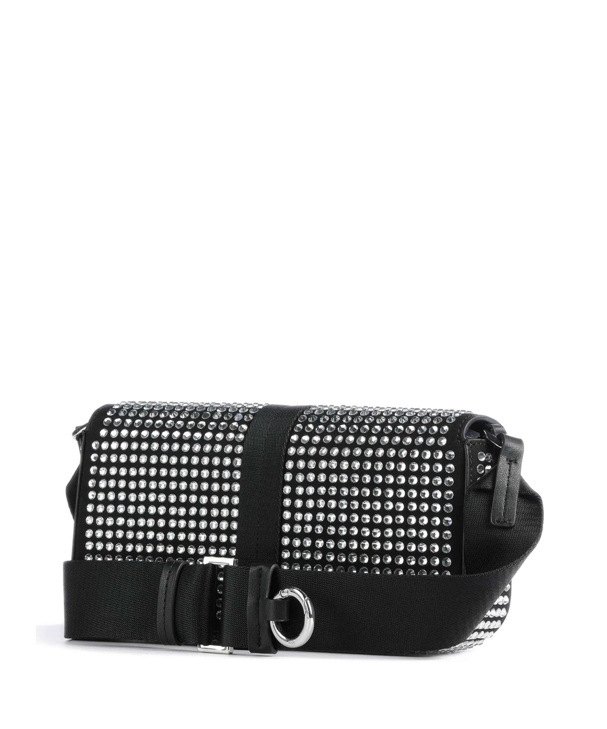  Hugo Stacked Borsa a tracolla pelle sintetica nero  