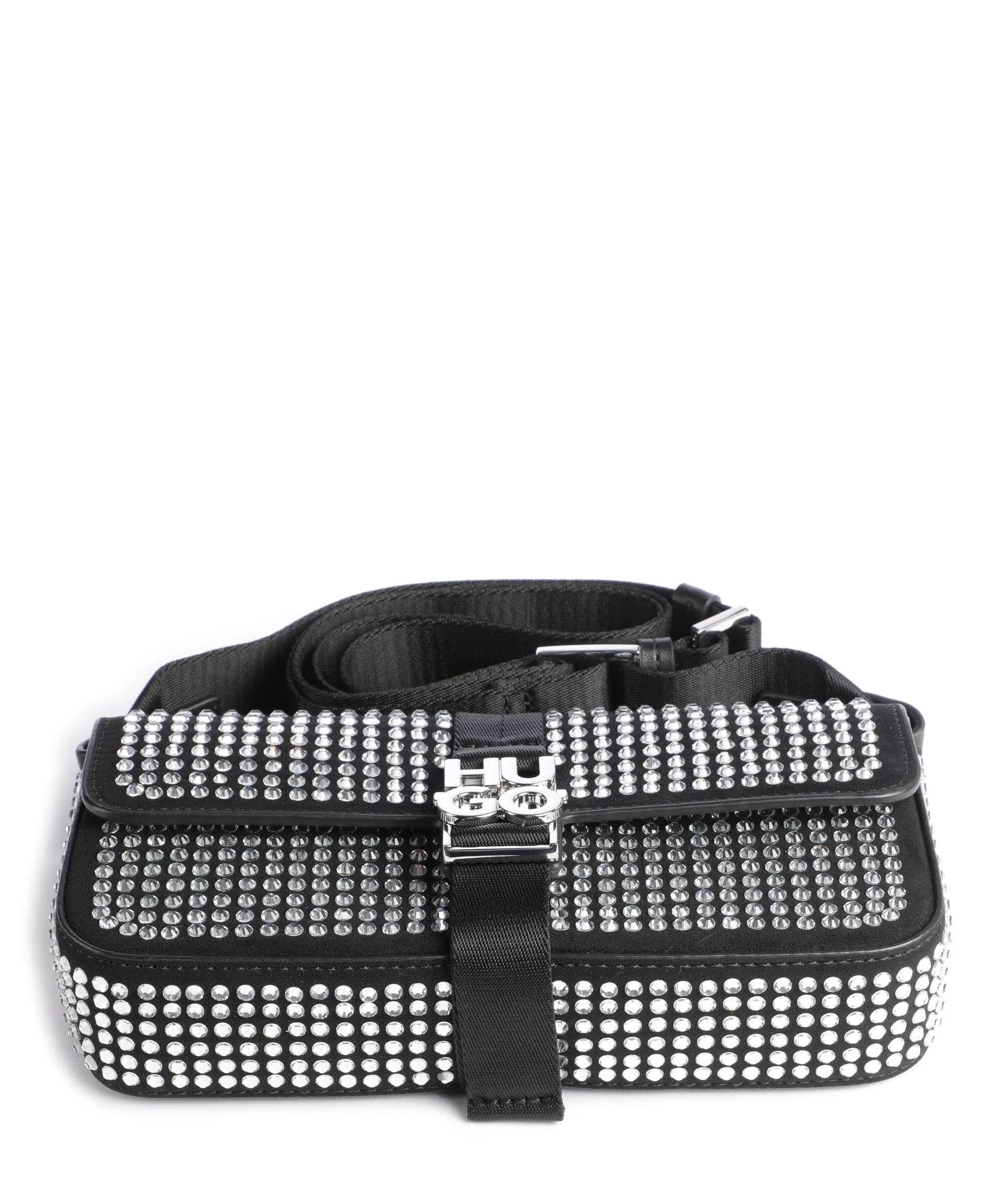  Hugo Stacked Borsa a tracolla pelle sintetica nero  
