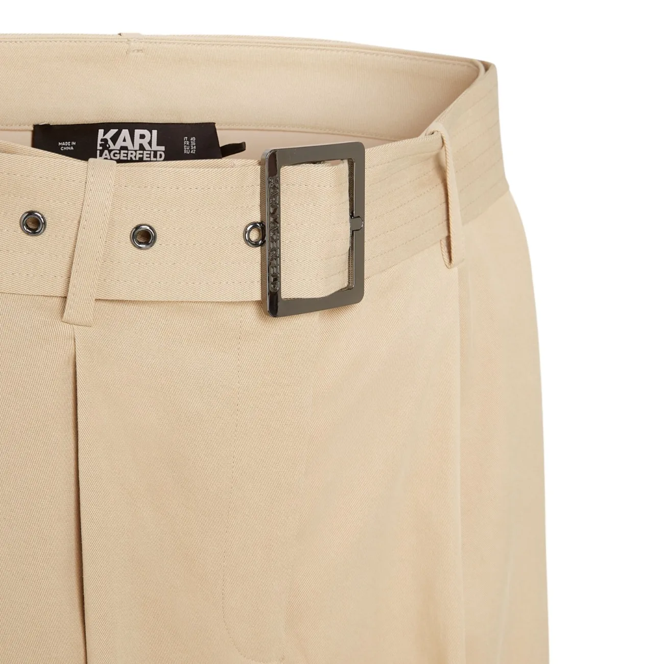 Karl Lagerfeld pantaloni palazzo beige