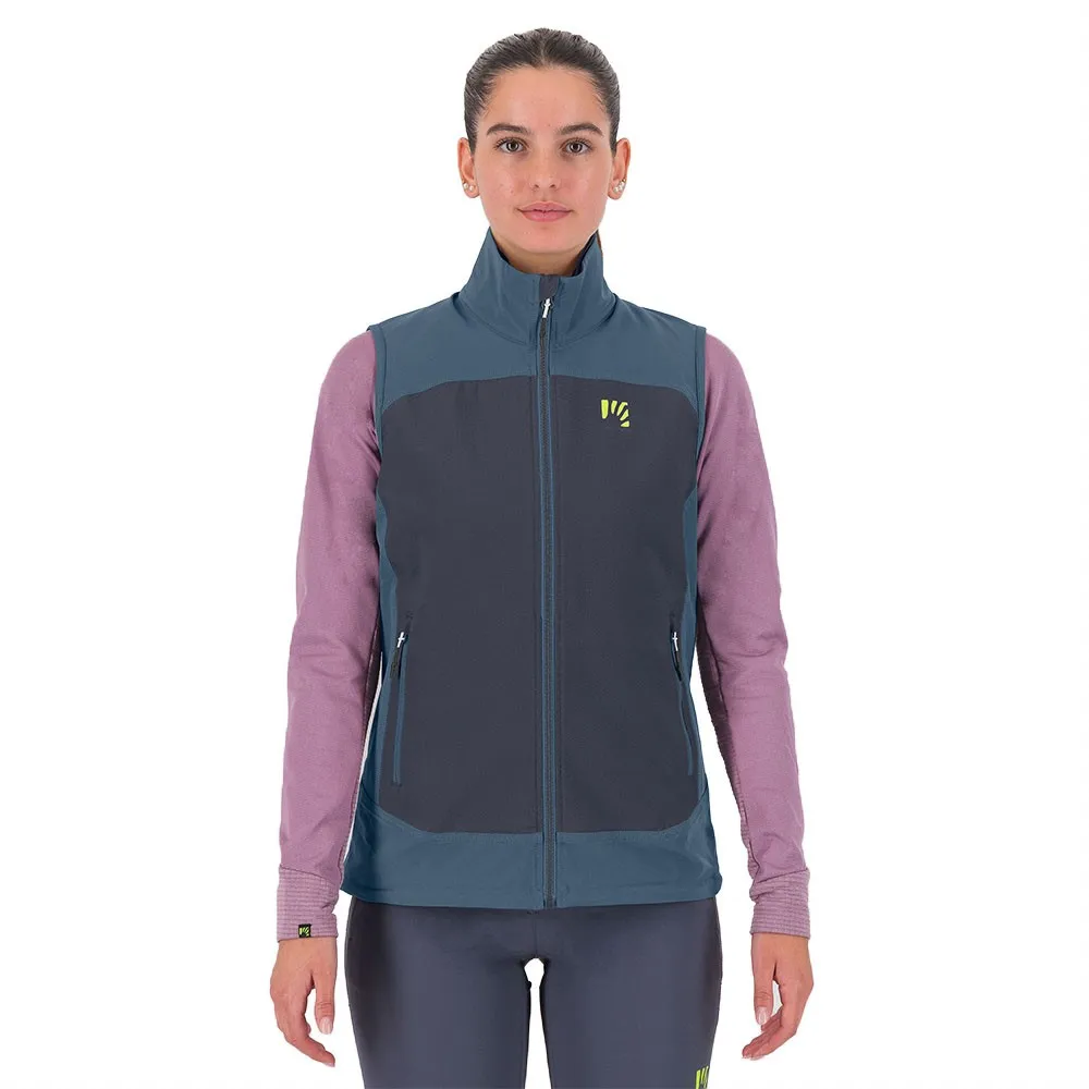 Karpos Gilet Parete Blu Donna