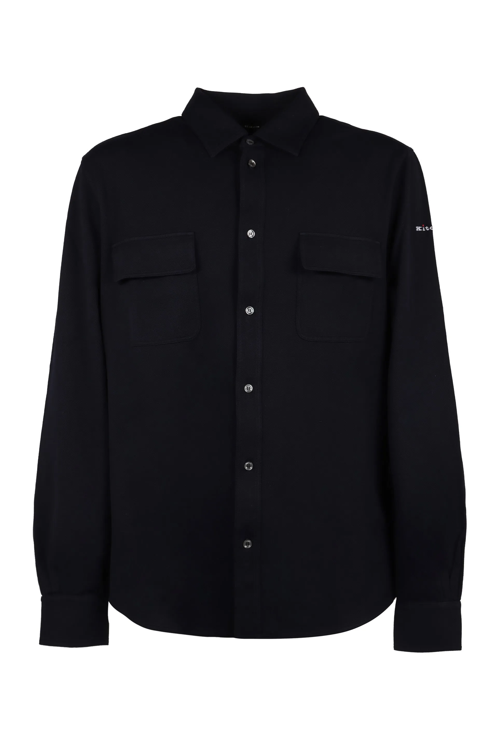 KITON Overshirt in cotone