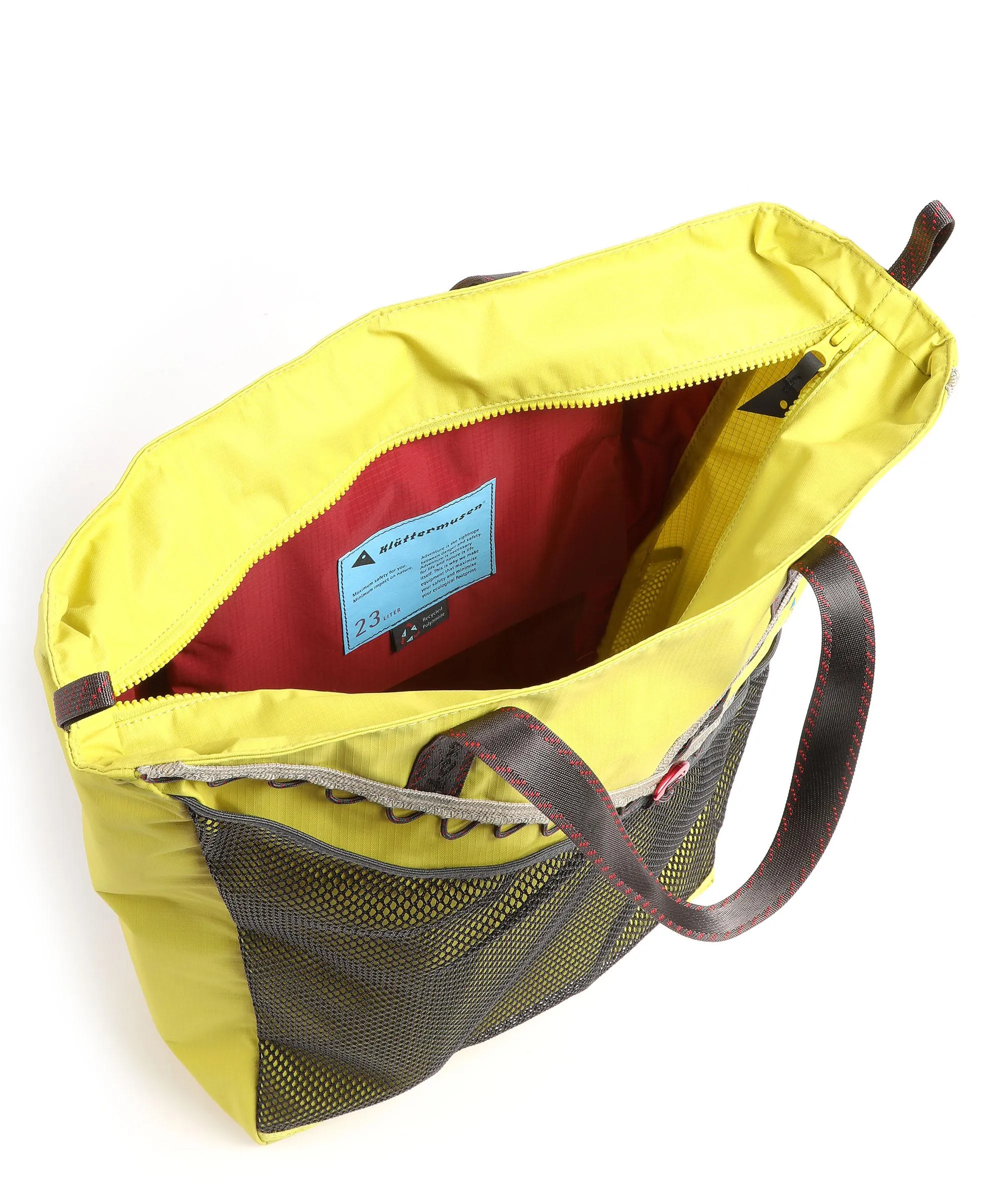  Klättermusen Retina Borsa a zainetto poliammide riciclato giallo verde  