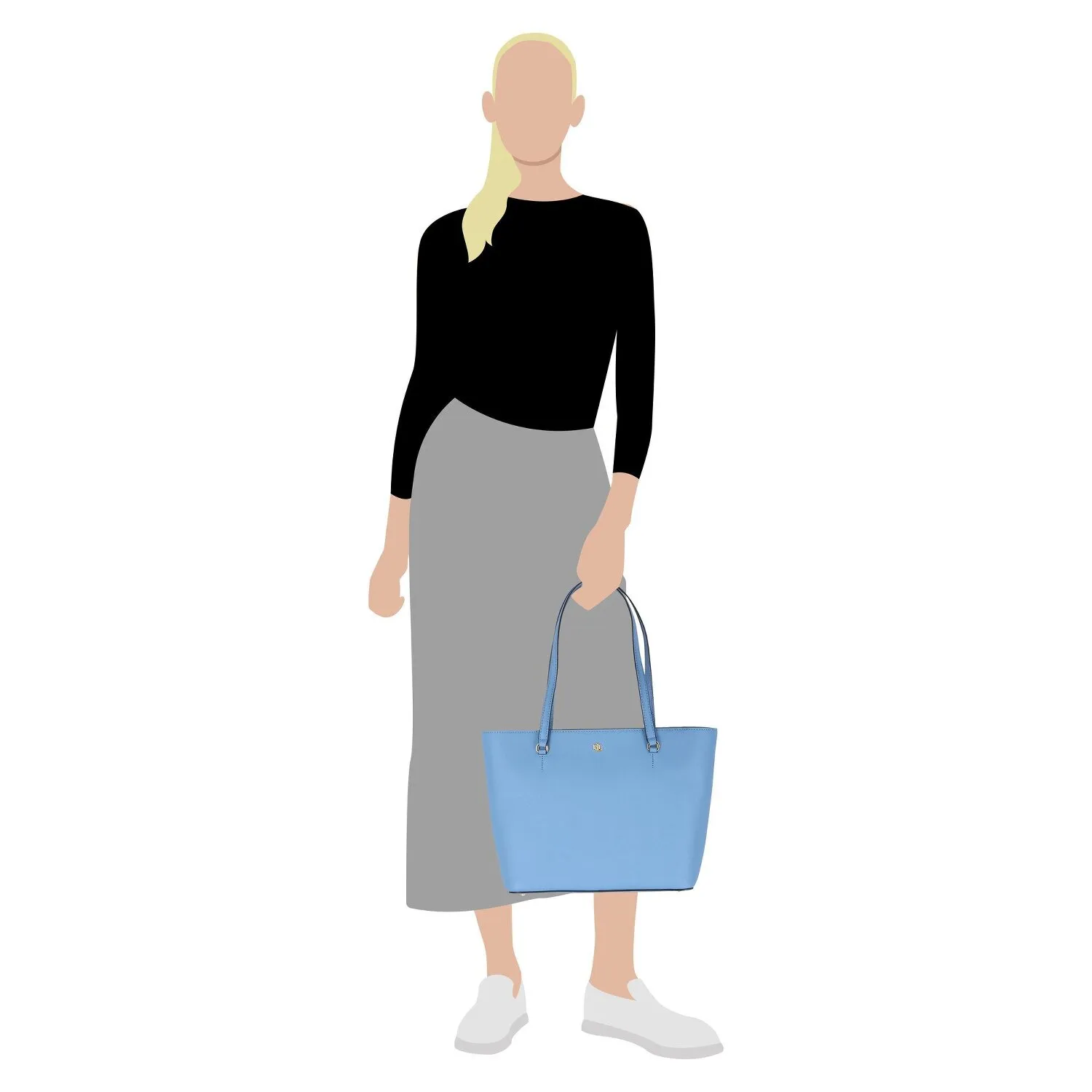 Lauren Ralph Lauren Karly Borsa a tracolla Pelle 26 cm