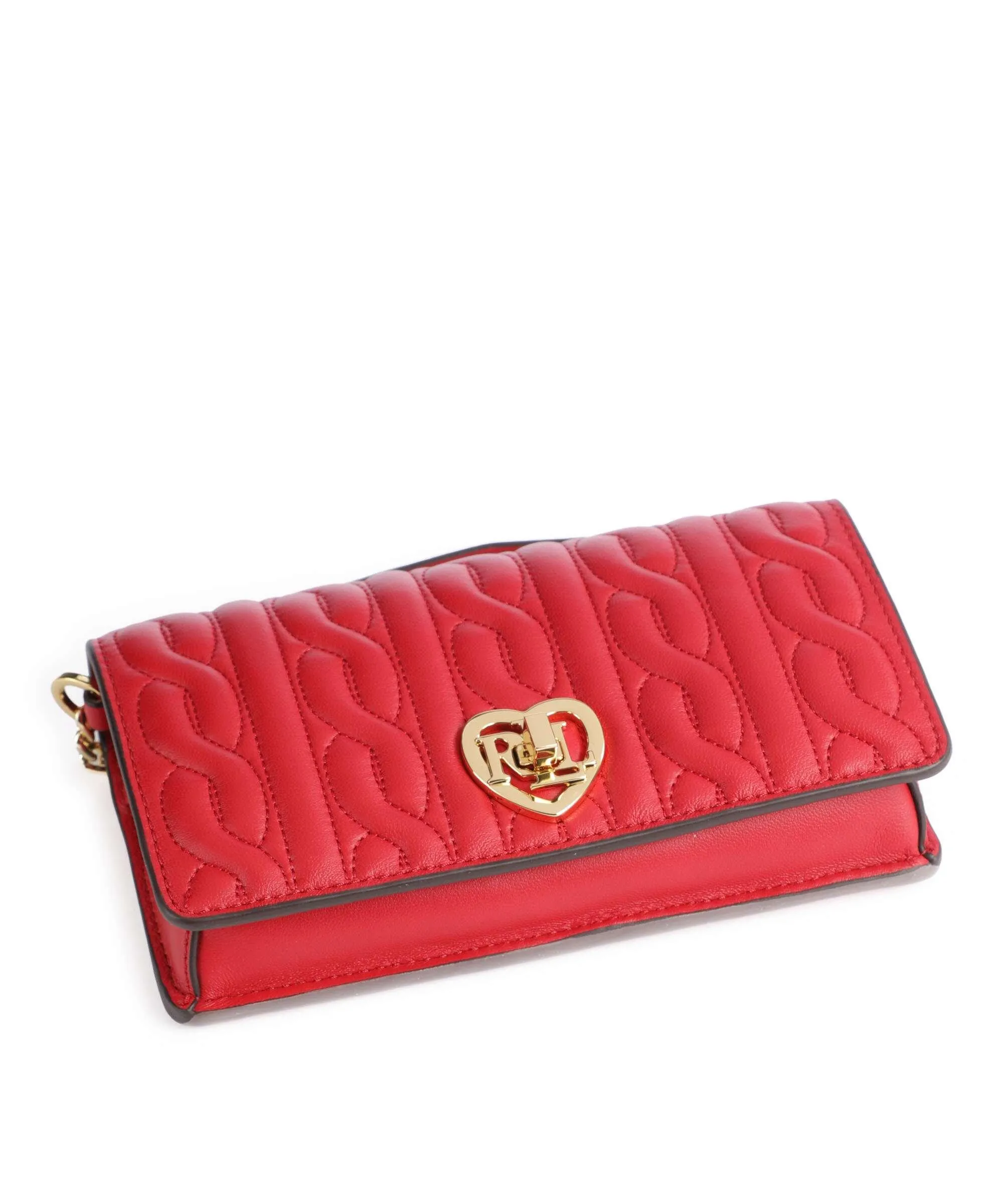  Lauren Ralph Lauren Trnlk Borsa a tracolla pelle di pecora rosso  