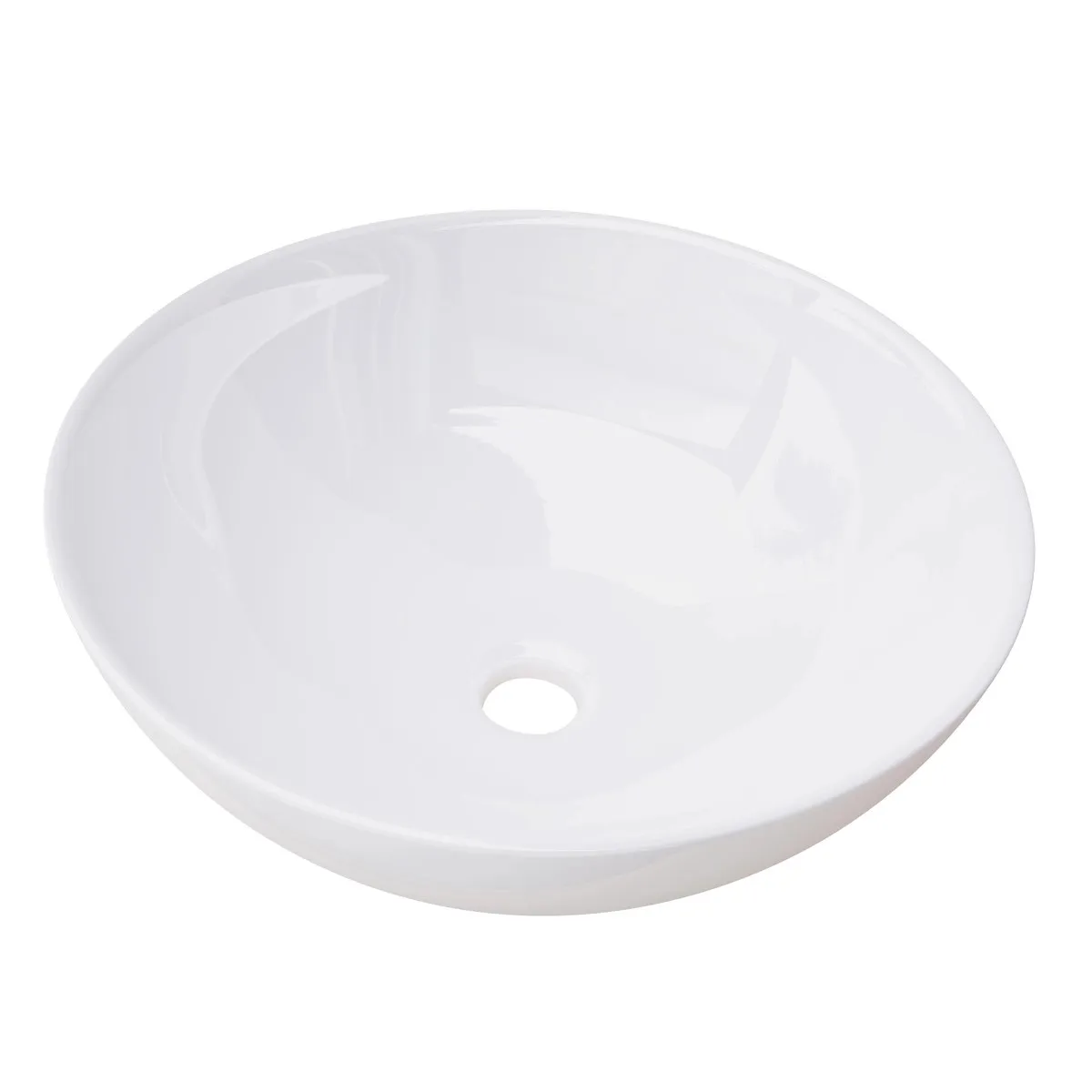 Lavabo da appoggio Padova in ceramica Ø 39,5 cm