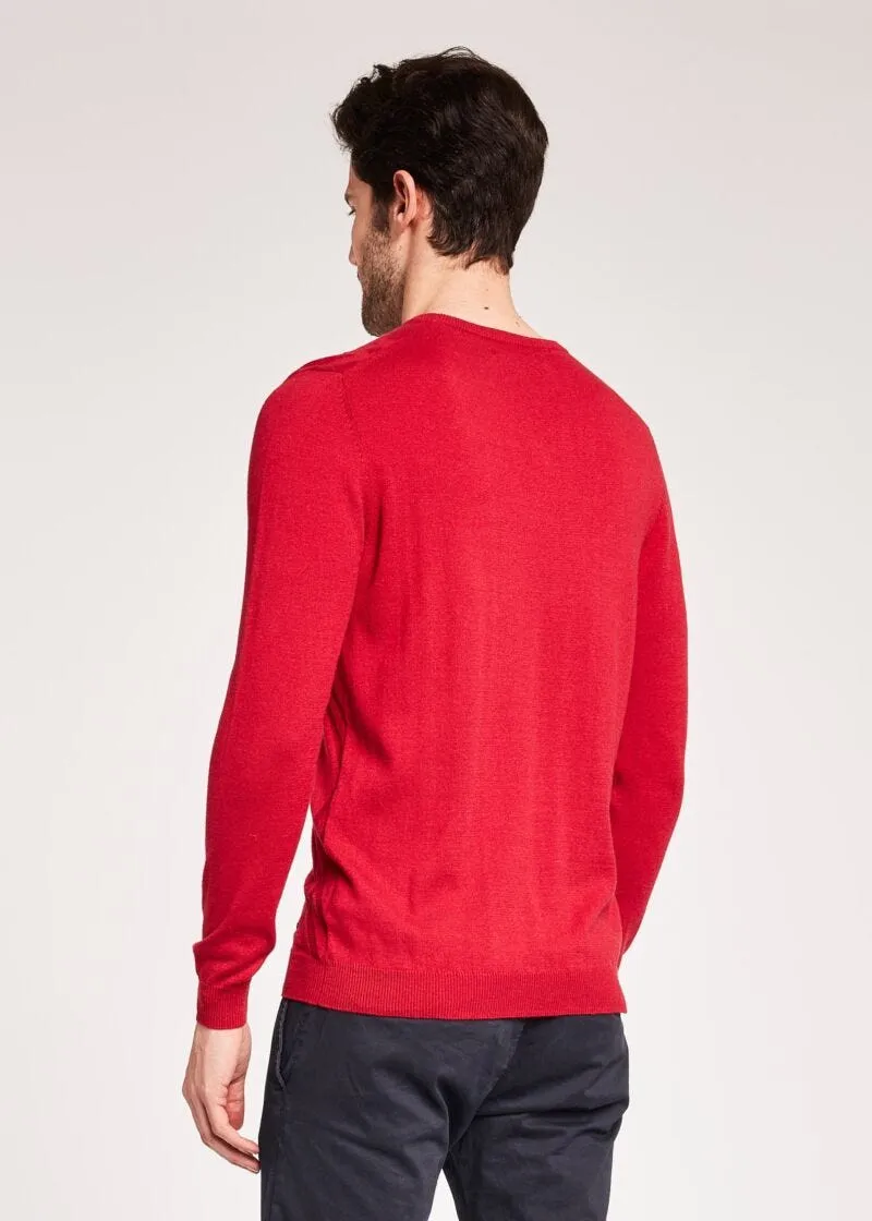 Maglia a rombi intarsiati