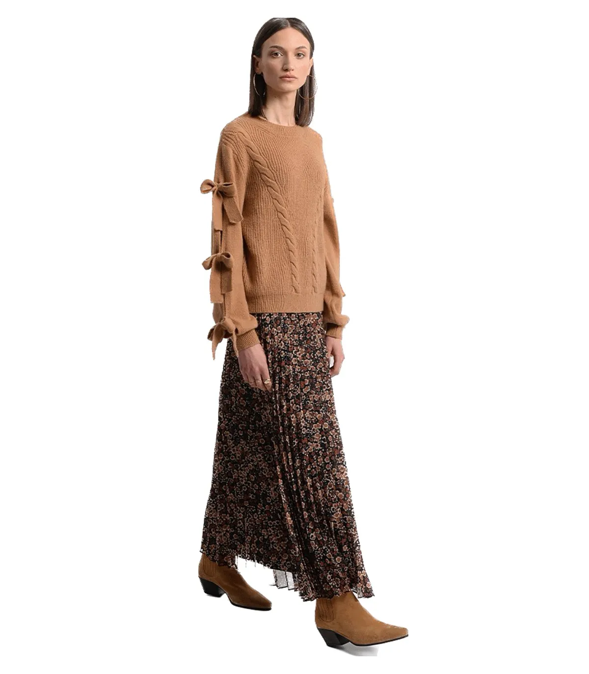 Maglia a trecce Donna Molly Bracken