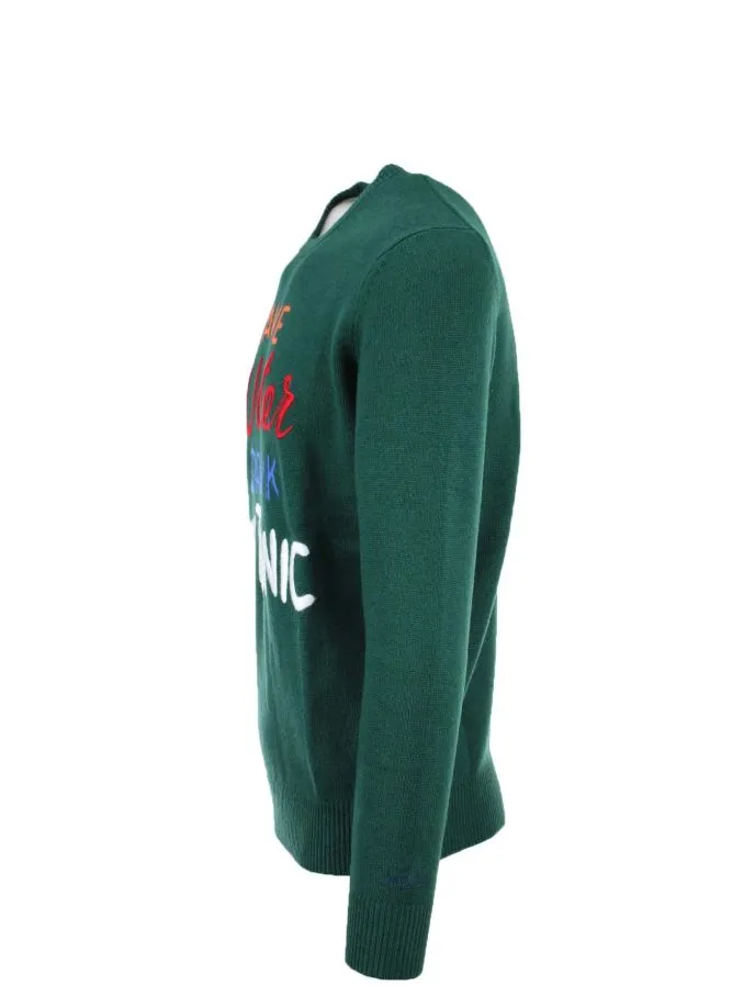 Maglia pullover girocollo in lana Drink Gin Tonic