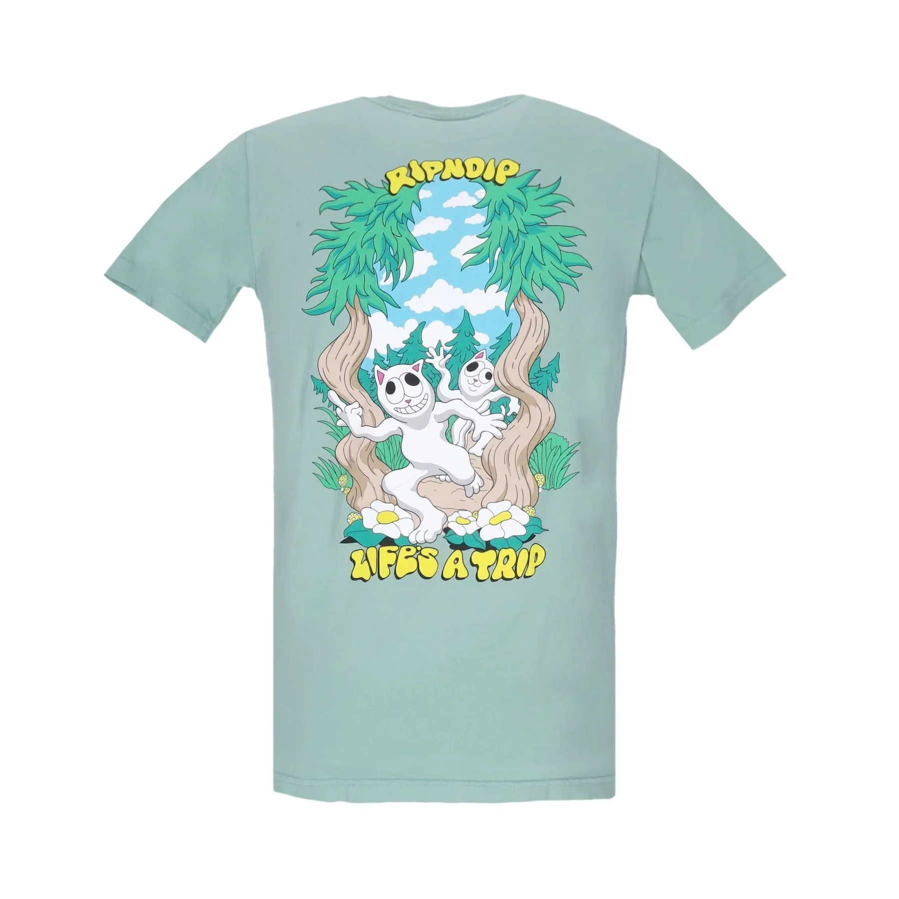 Maglietta Uomo Lifes A Trip Tee Light Pine