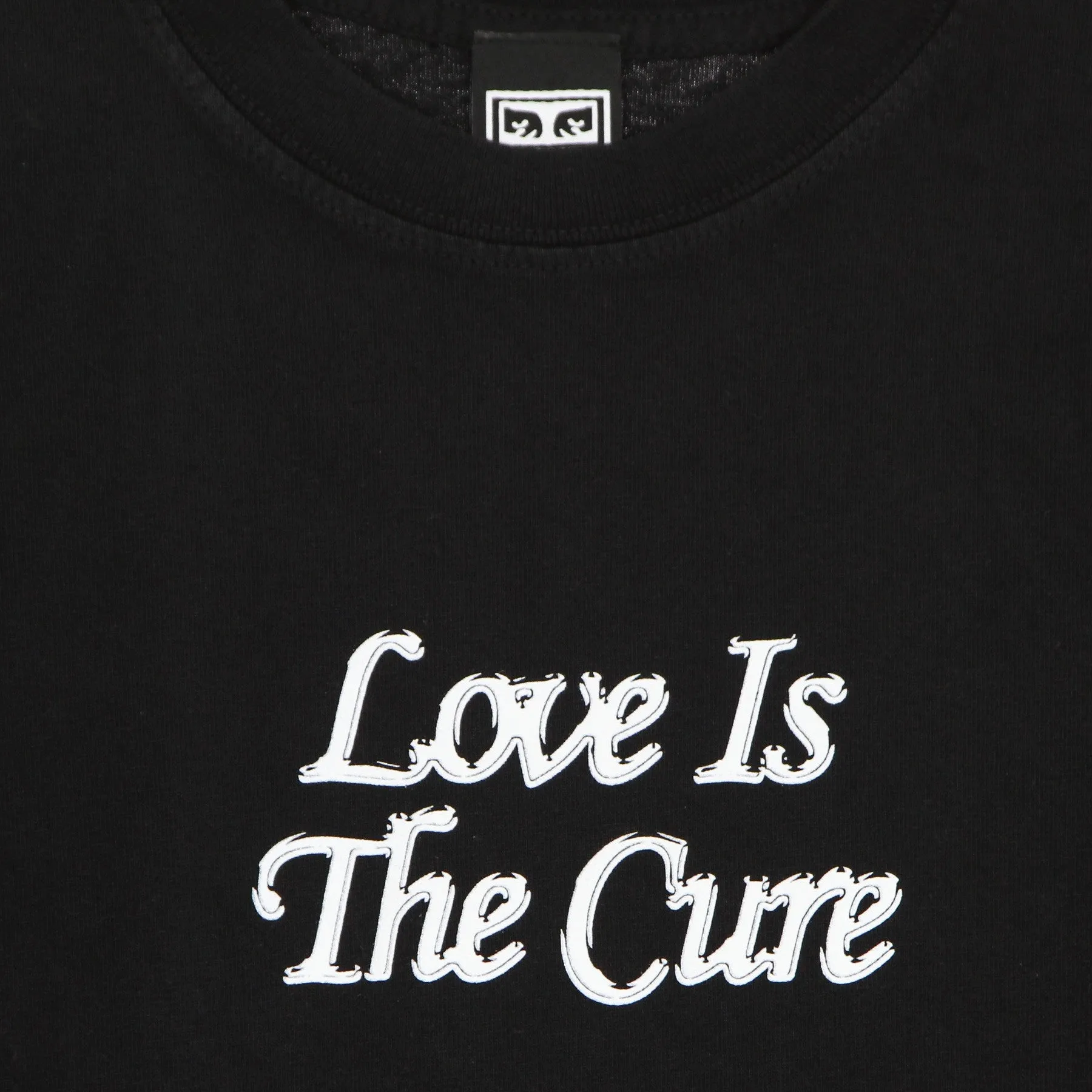 Maglietta Uomo Love Is The Cure 2 Heavyweight Tee Off Black