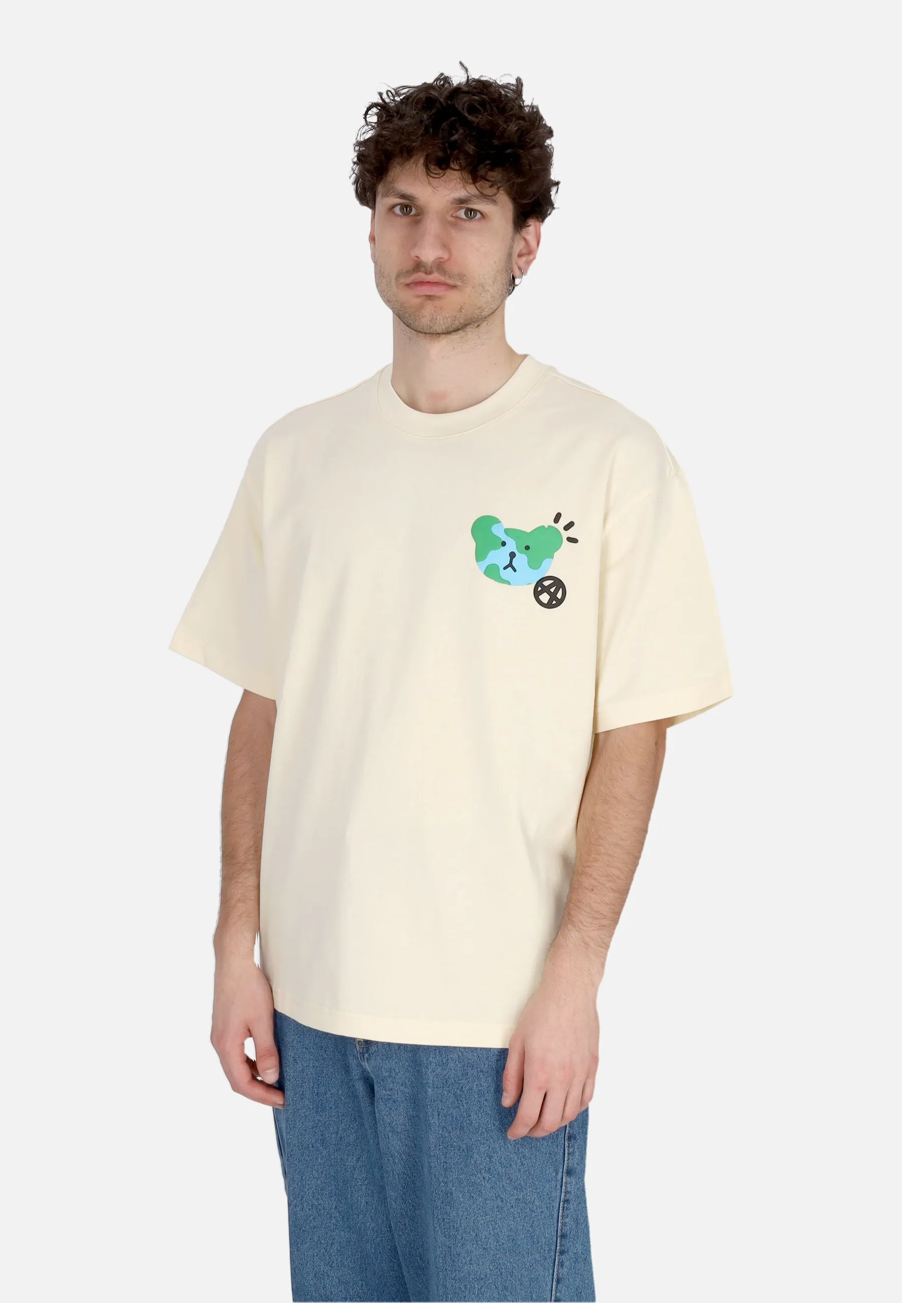 Maglietta Uomo The Earth Tee Cream
