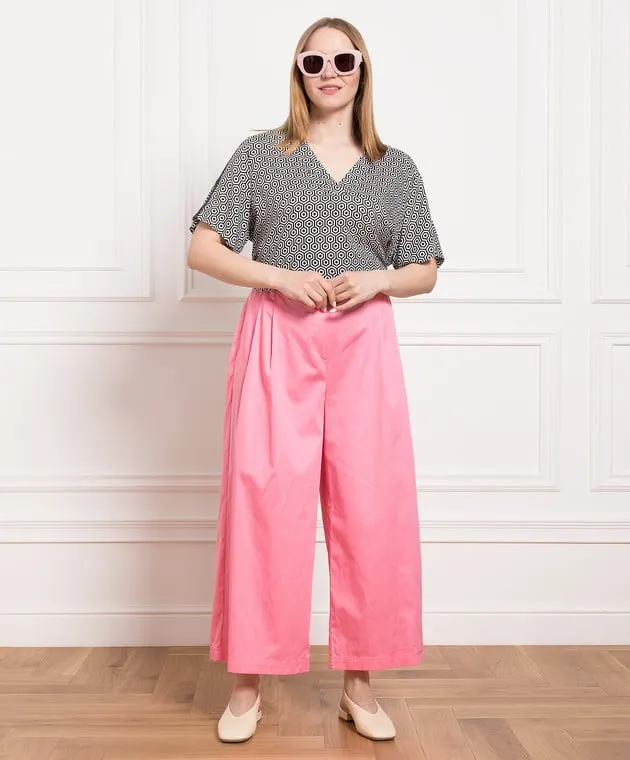 Marina Rinaldi Pantaloni rosa RIGORE