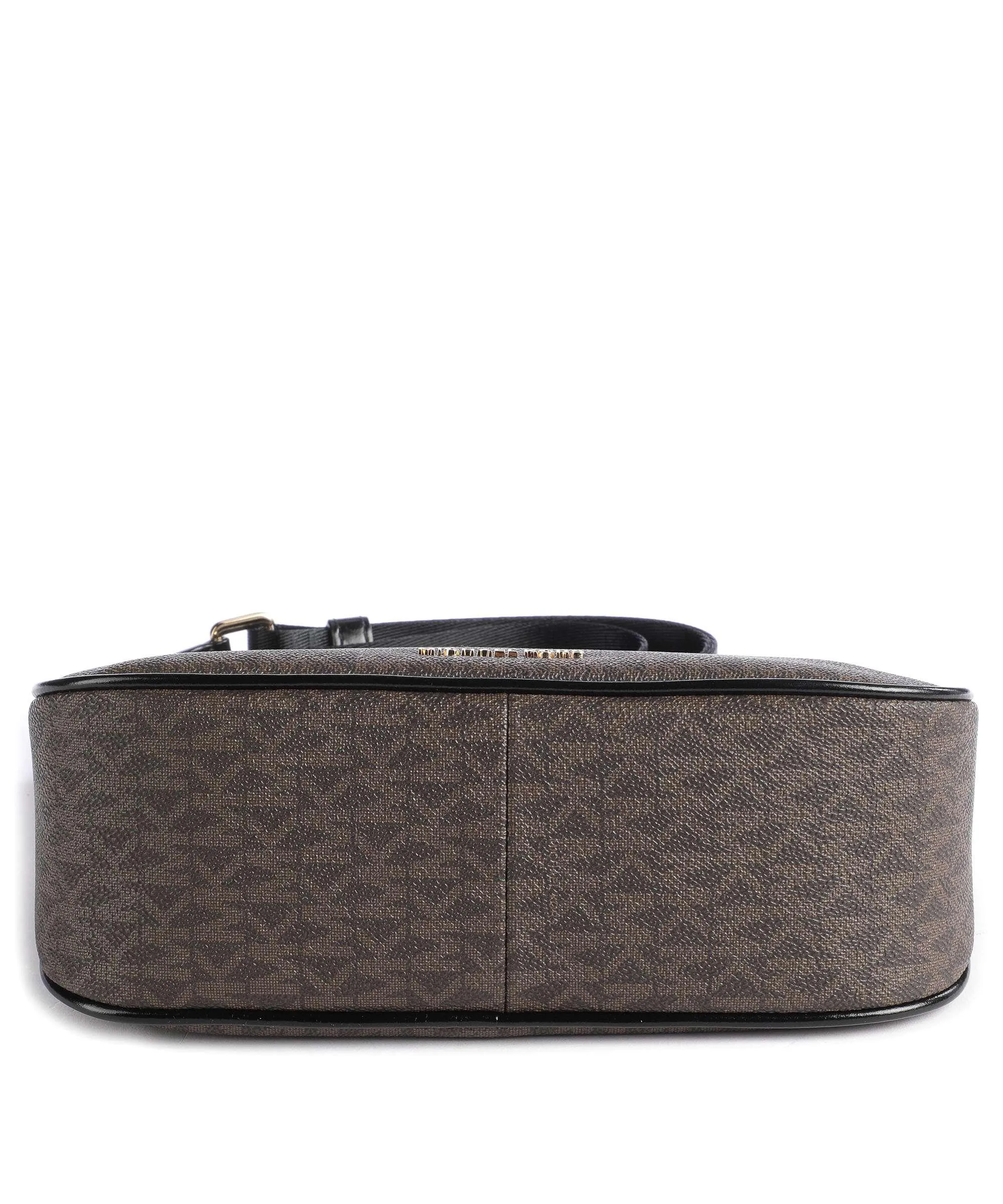  Michael Kors Jet Set Borsa a tracolla tela marrone scuro  