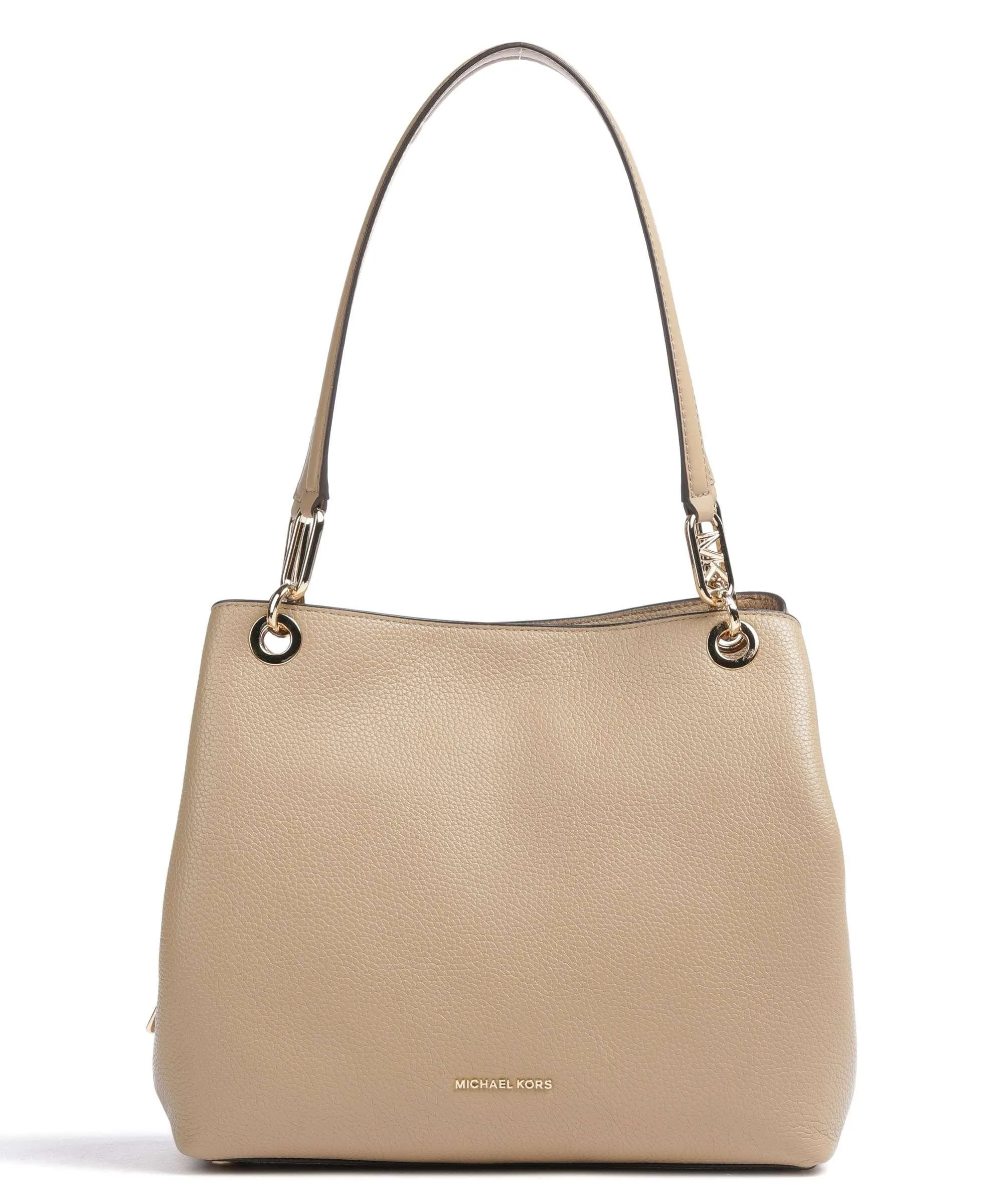  Michael Kors Kensington Borsa hobo pelle di vacchetta grana marrone chiaro  