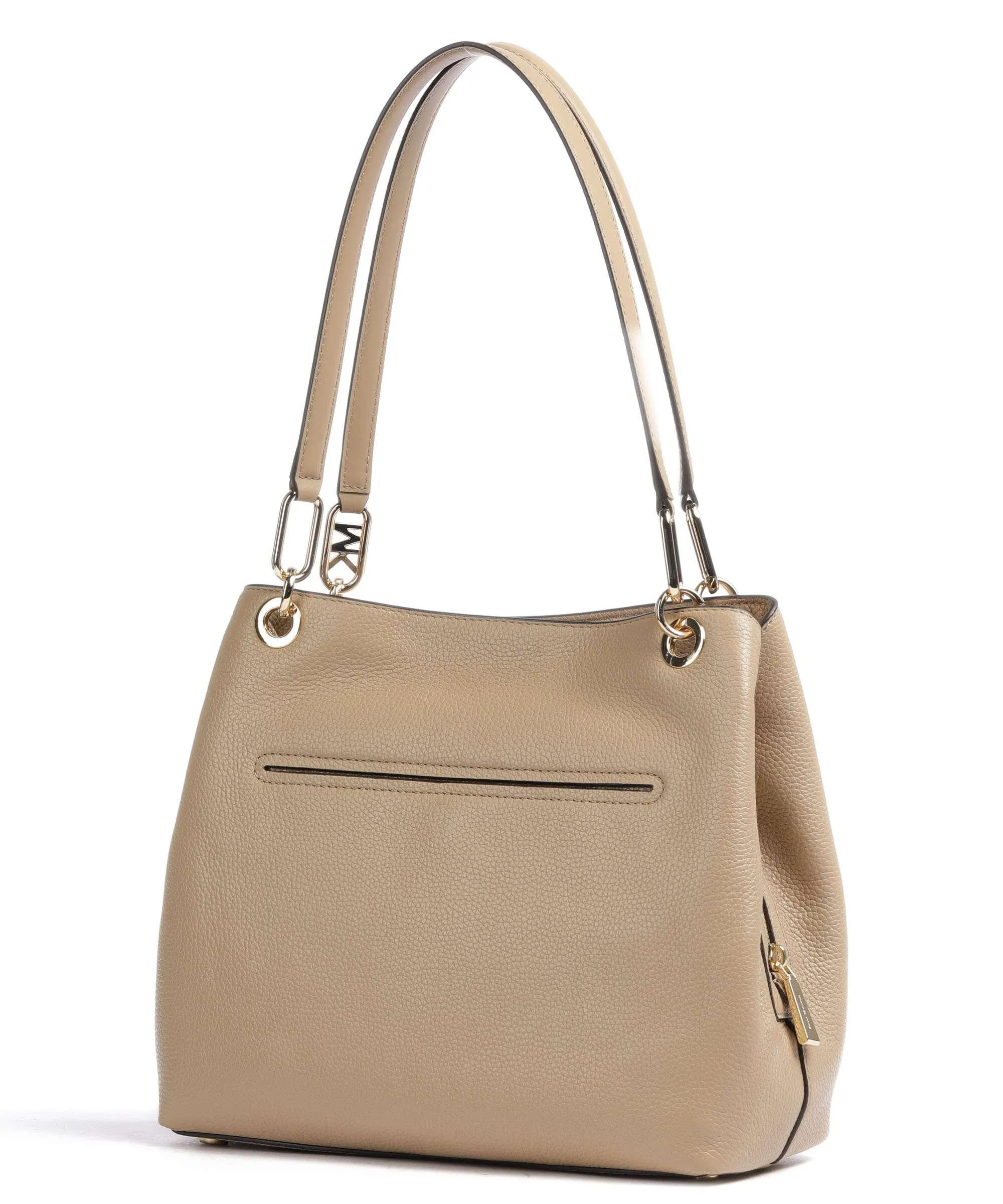  Michael Kors Kensington Borsa hobo pelle di vacchetta grana marrone chiaro  