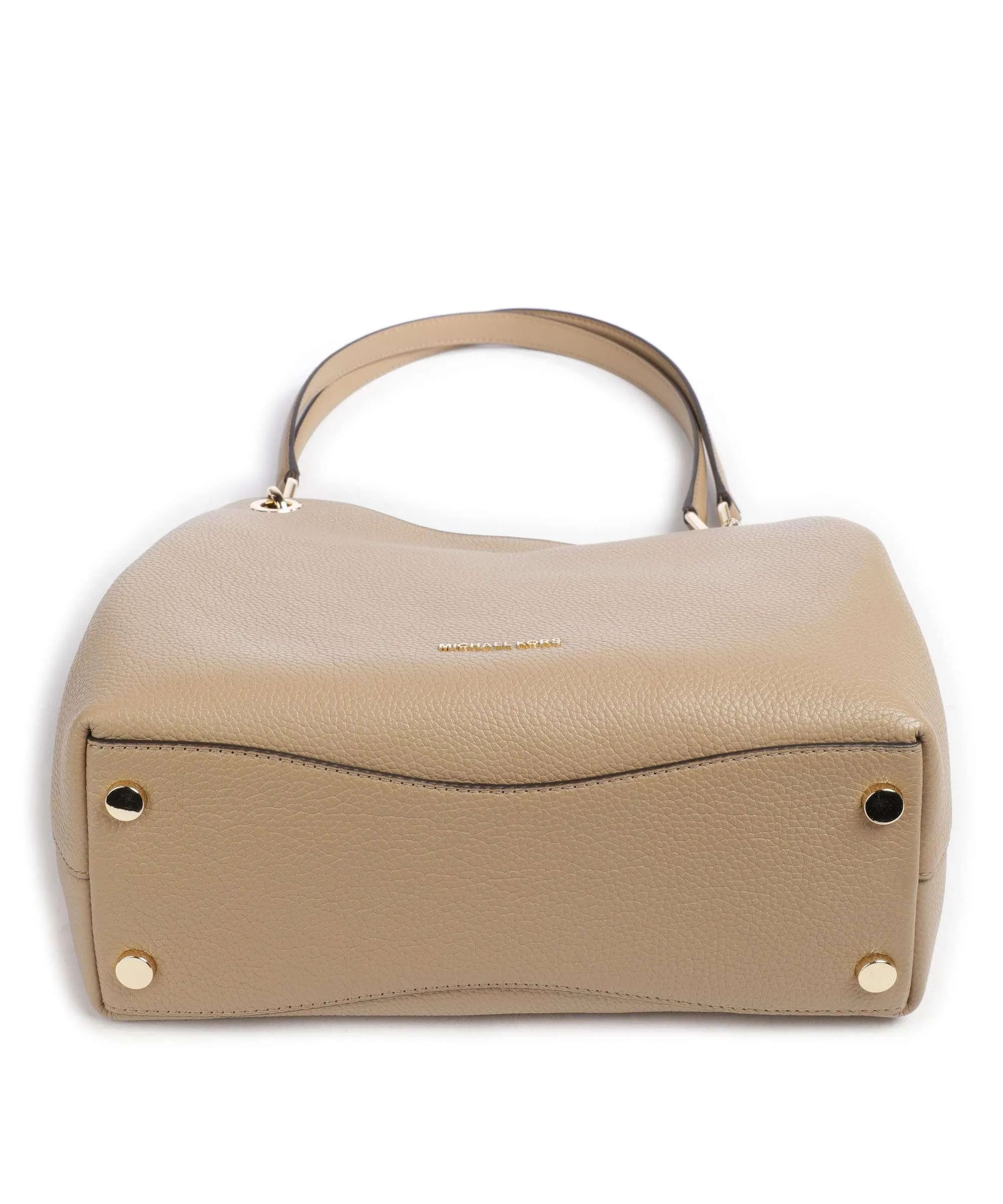  Michael Kors Kensington Borsa hobo pelle di vacchetta grana marrone chiaro  