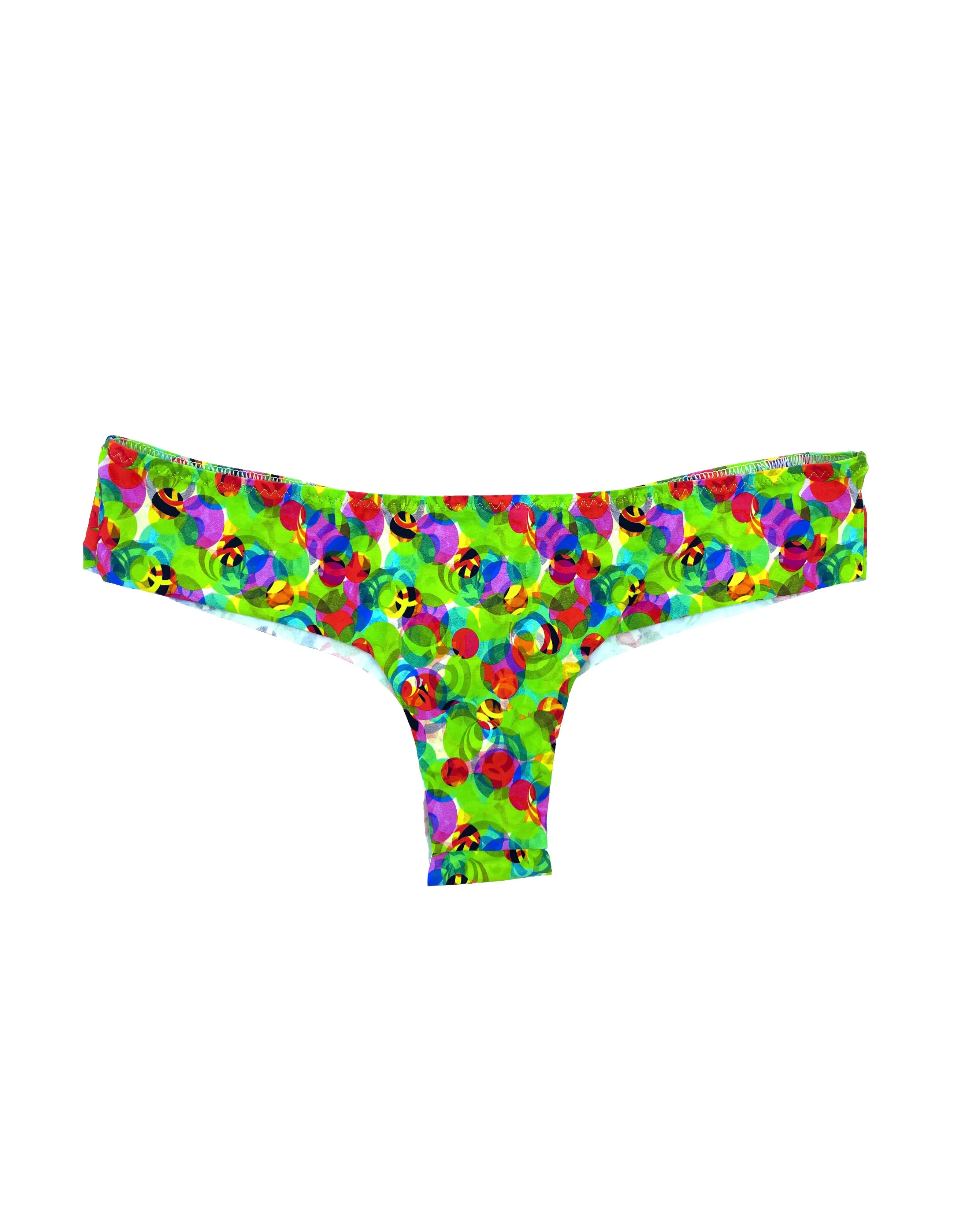 Monokini Oleandro verde fluo
