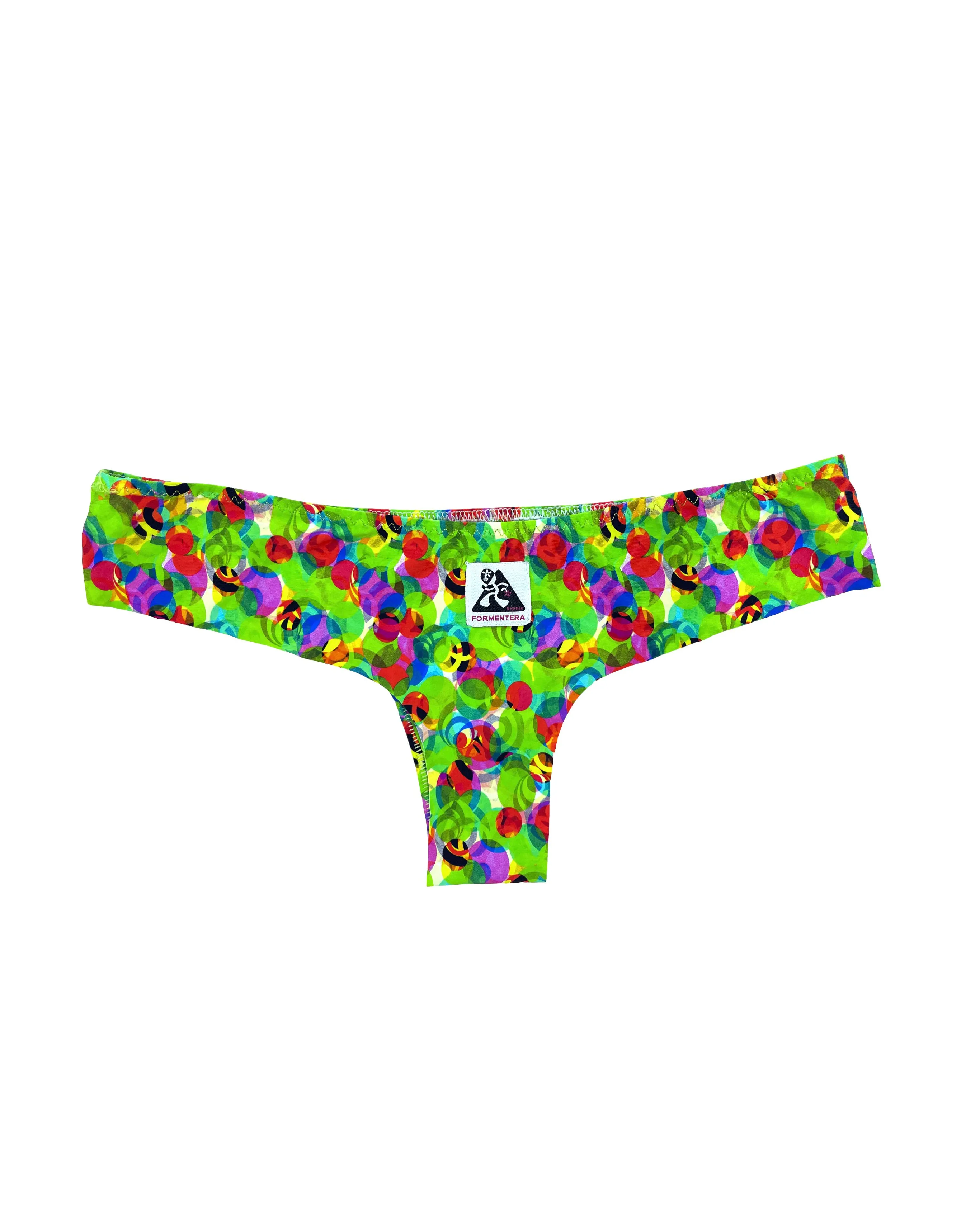 Monokini Oleandro verde fluo