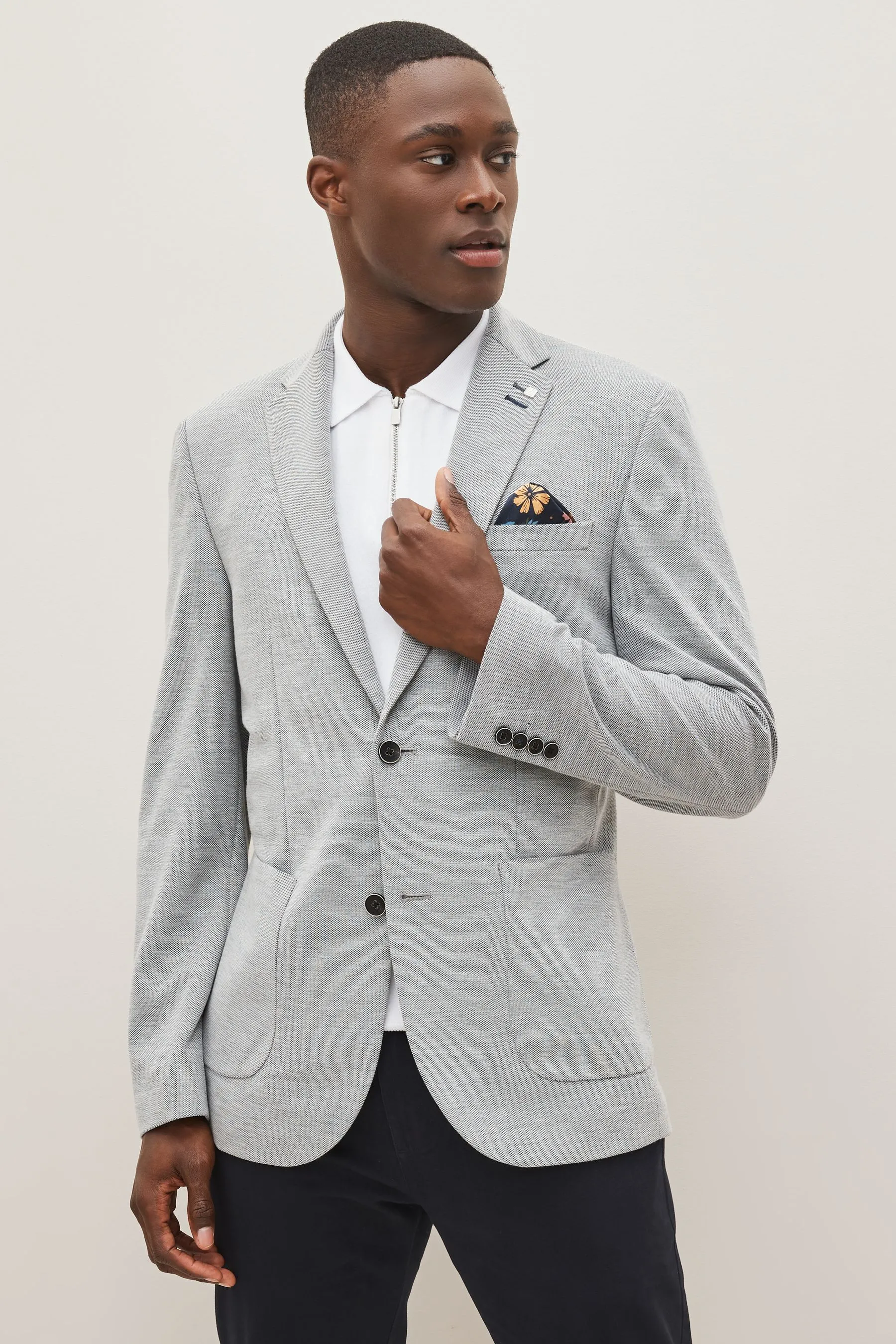 Motionflex - Blazer in jersey elasticizzato