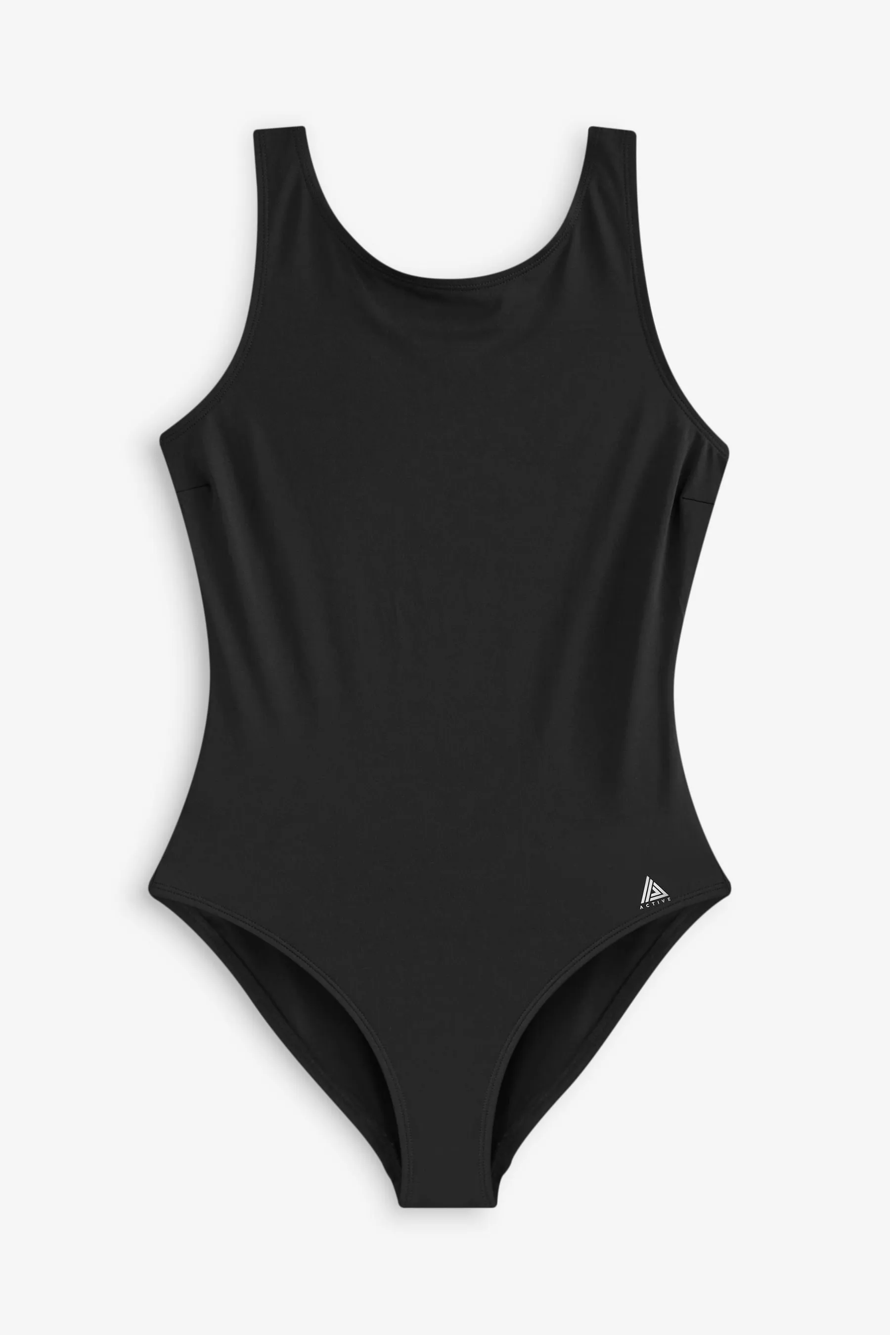Nero  - Costume da bagno must-have modellante con collo alto