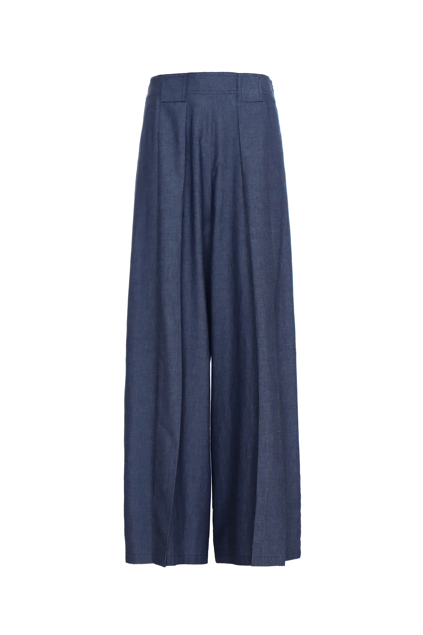 PALAZZO CHAMBRIE LIGHT TROUSERS