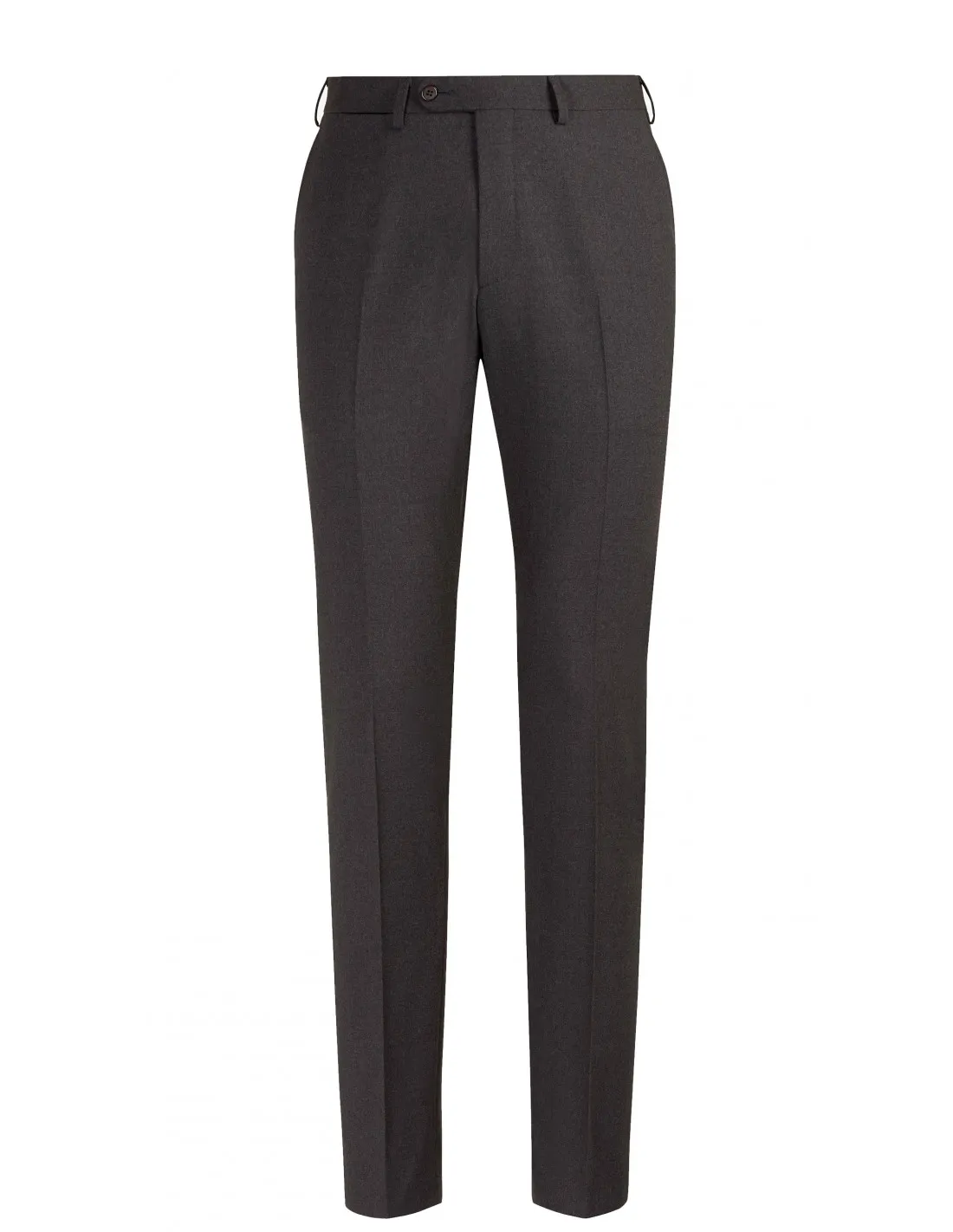 Pantalone in fresco lana tela grigio scuro p / e