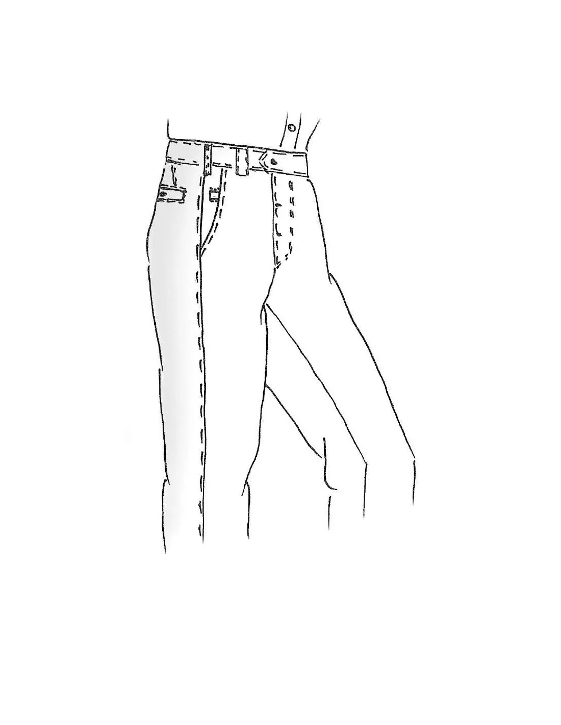 Pantalone in fresco lana tela grigio scuro p / e
