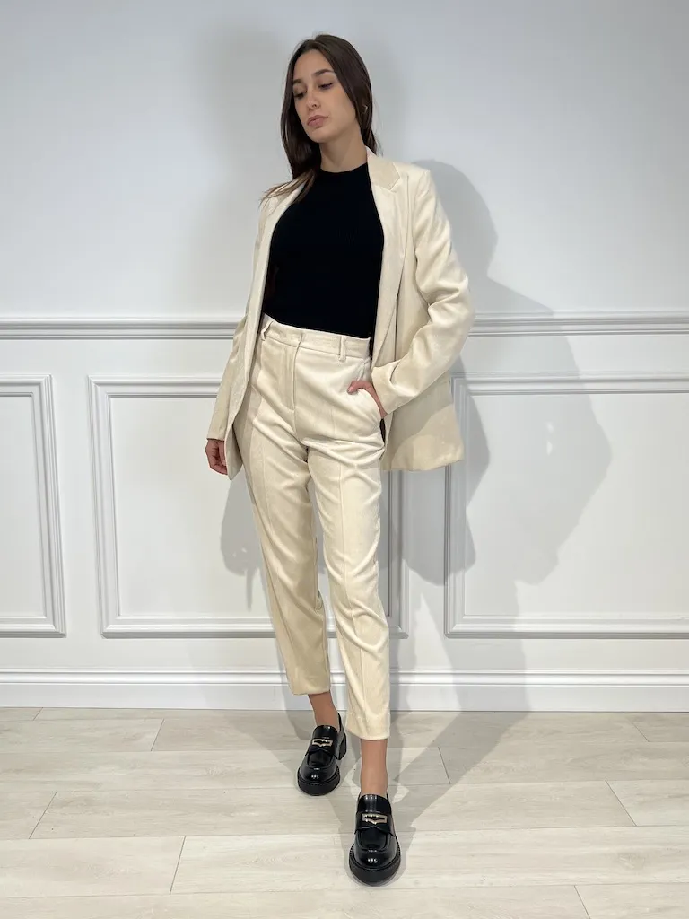 Pantalone sigaretta in velluto – Vicolo