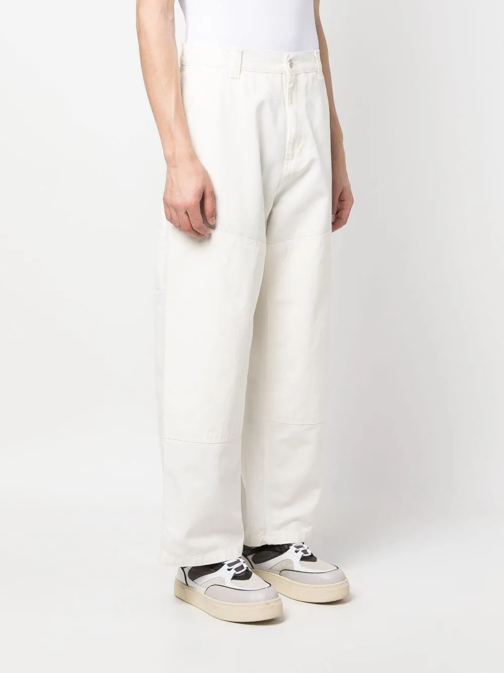 Pantaloni ampi in bianco - uomo