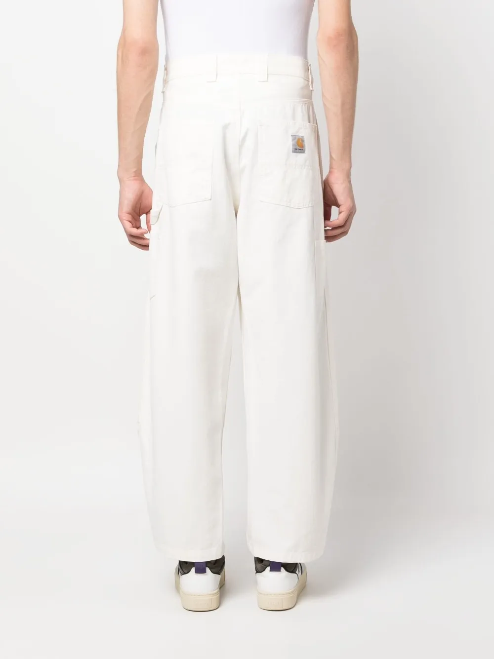 Pantaloni ampi in bianco - uomo