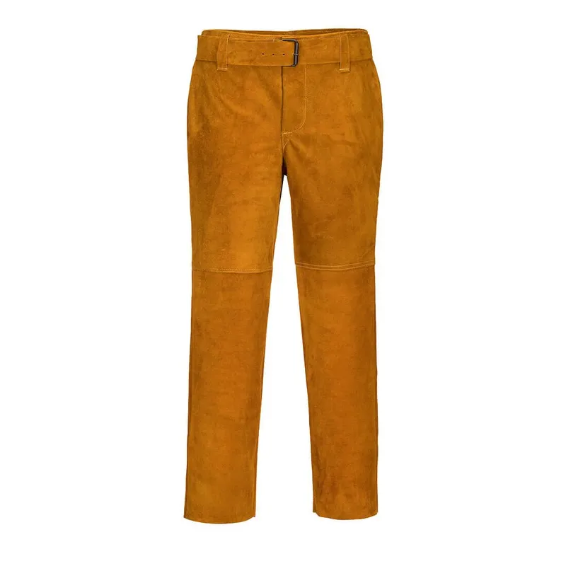 Pantaloni da saldatura in pelle