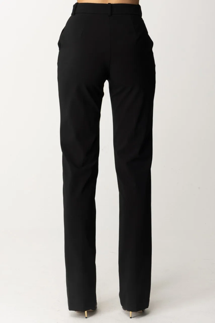 Pantaloni in bielastico Nero