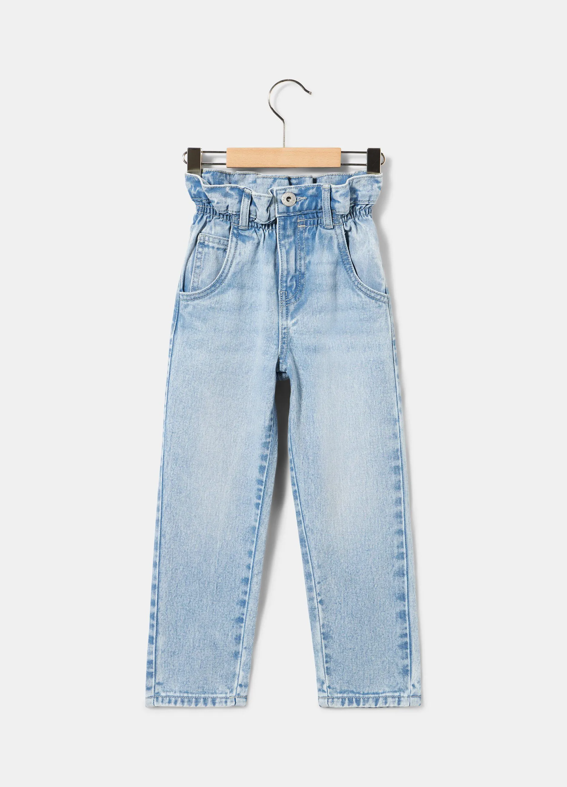 Pantaloni in denim bambina