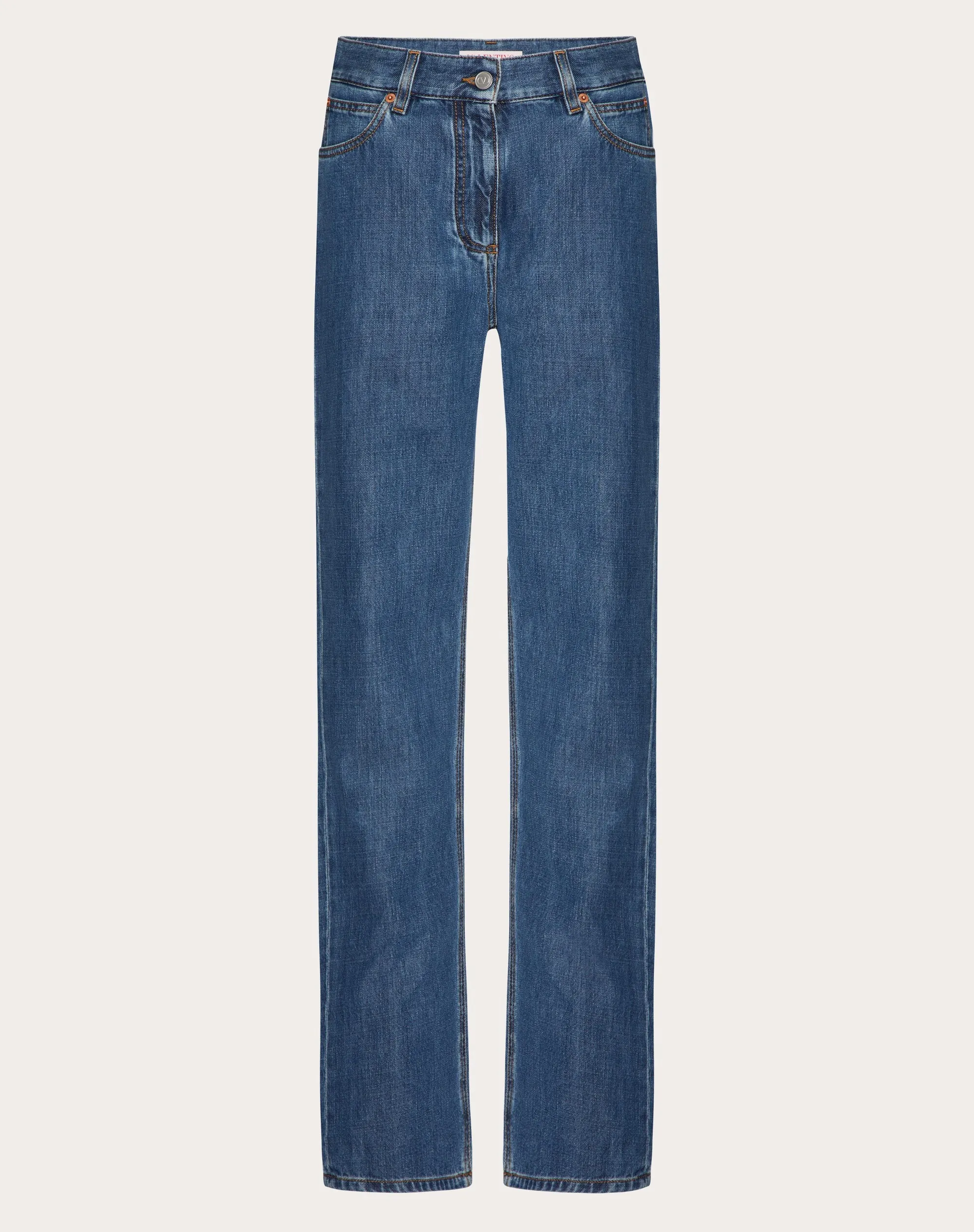 PANTALONI IN DENIM BLU MEDIO