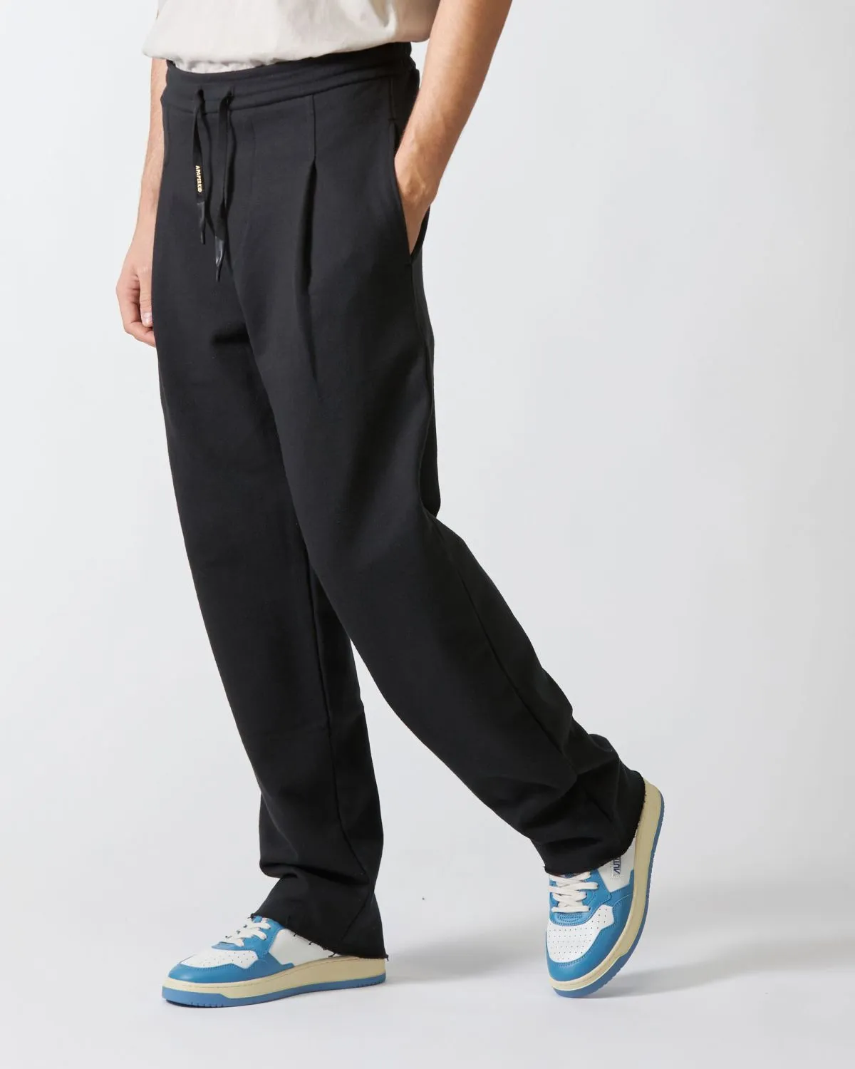 Pantaloni in Felpa Neri