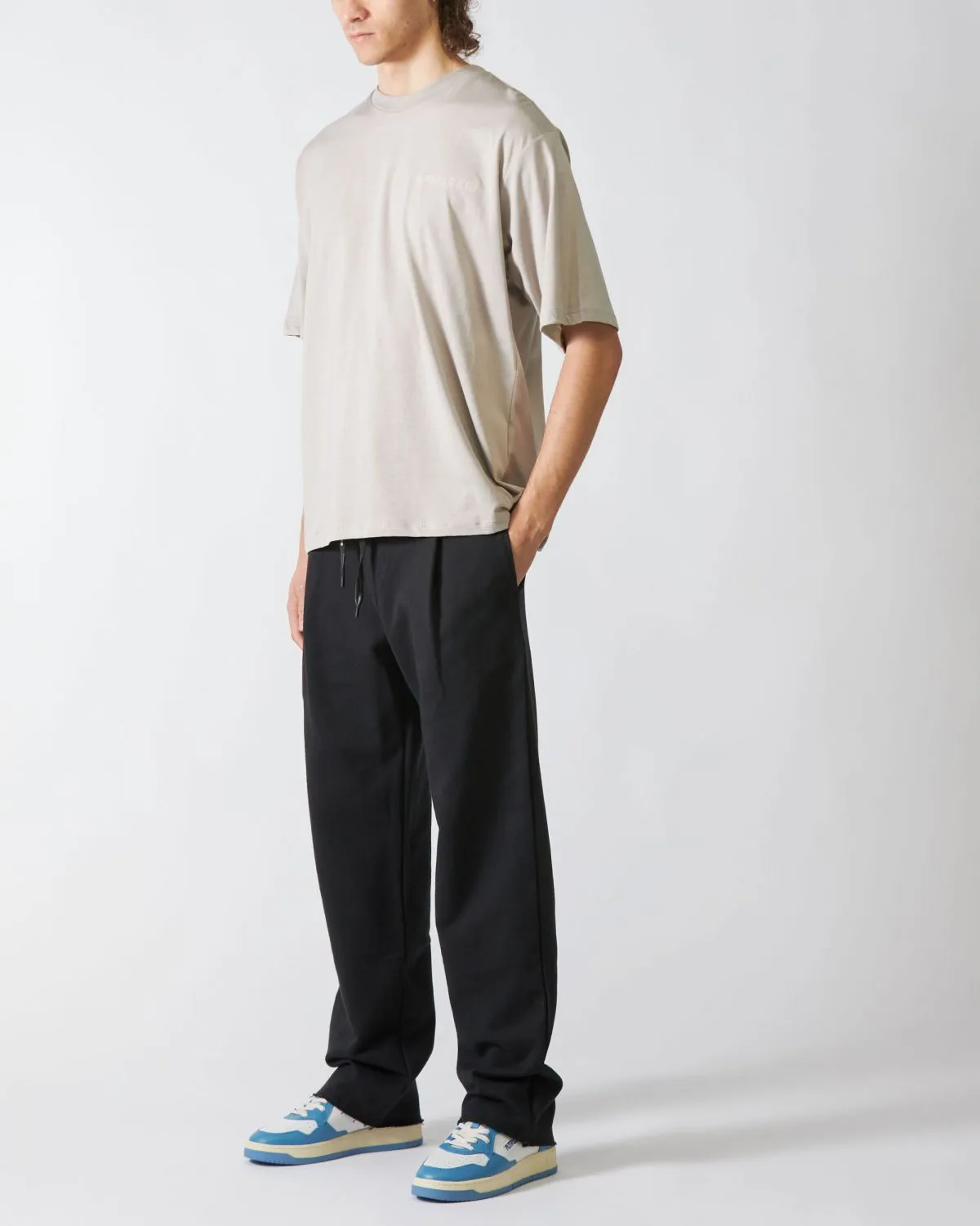 Pantaloni in Felpa Neri